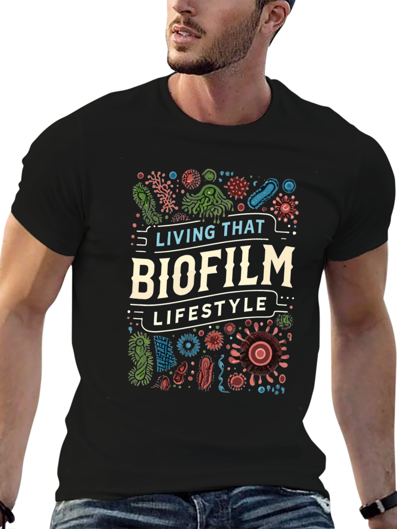 Biofilm Lifestyle Graphic T-Shirt