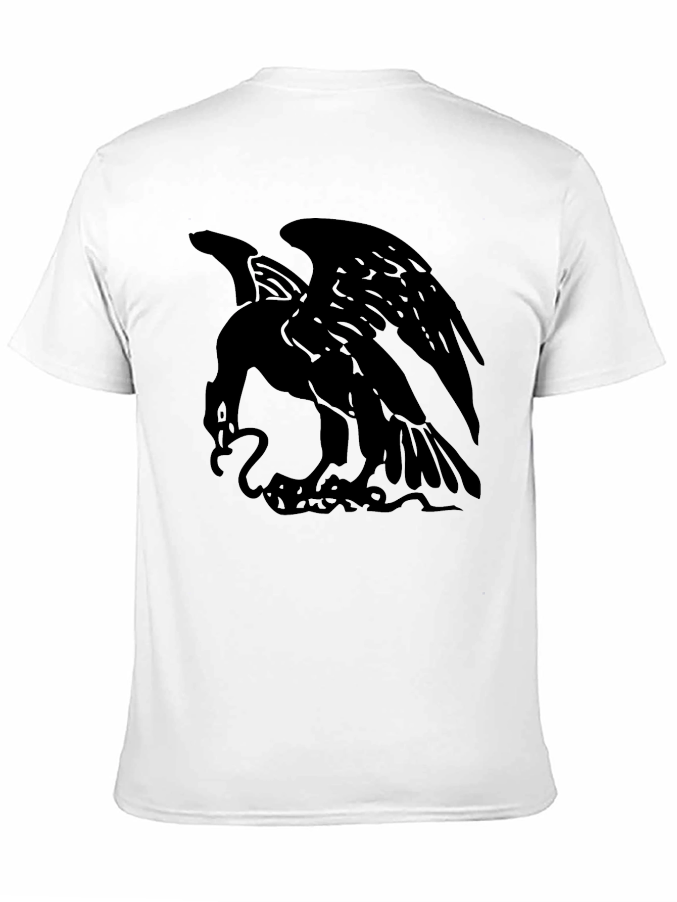 Mens Black Eagle Graphic Tee - Stylish & Bold!