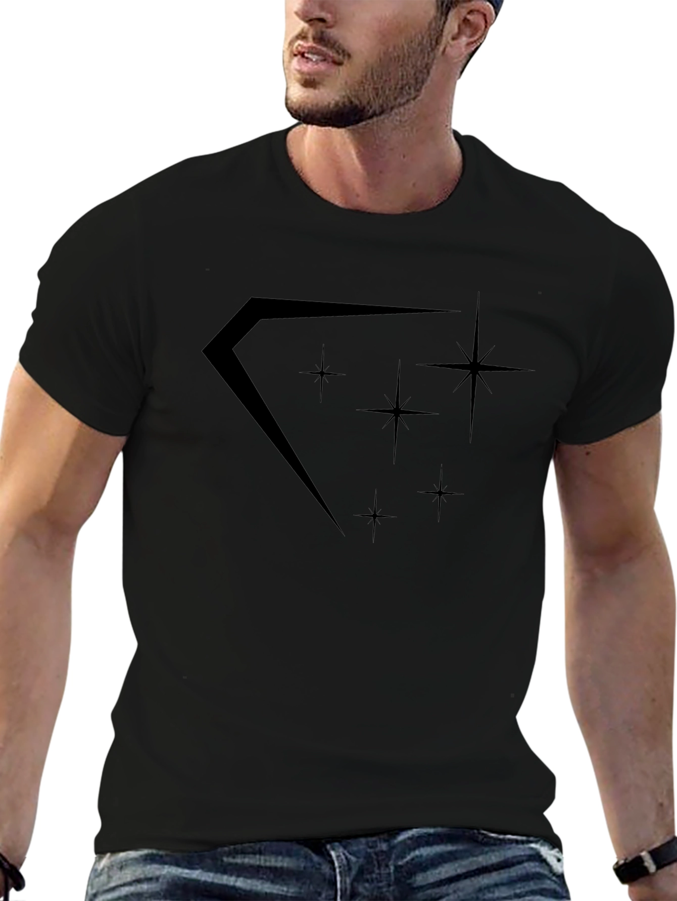 Cosmic Star Tee - Modern Graphic Print