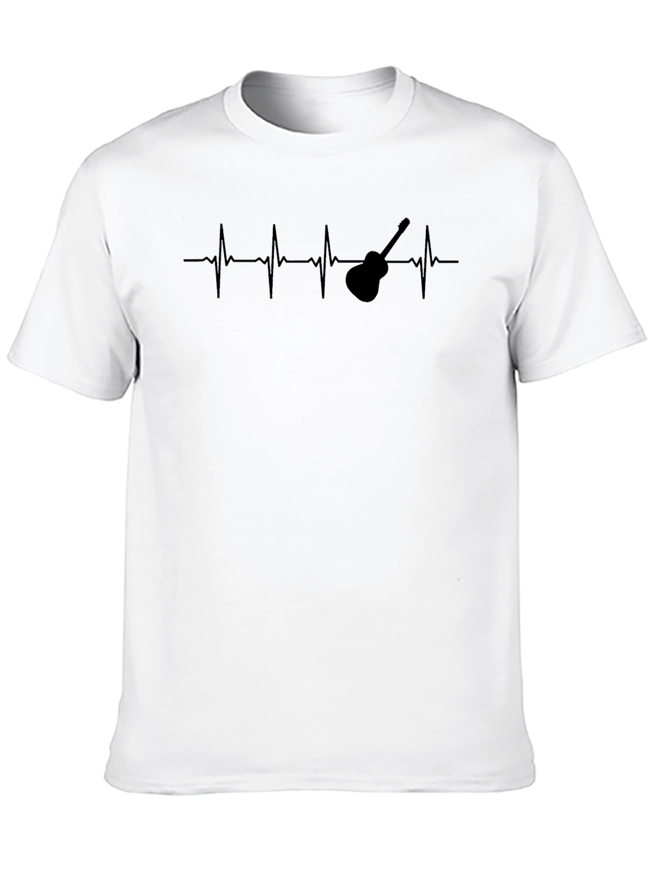 Guitar Heartbeat T-Shirt - Musician Graphic Tee