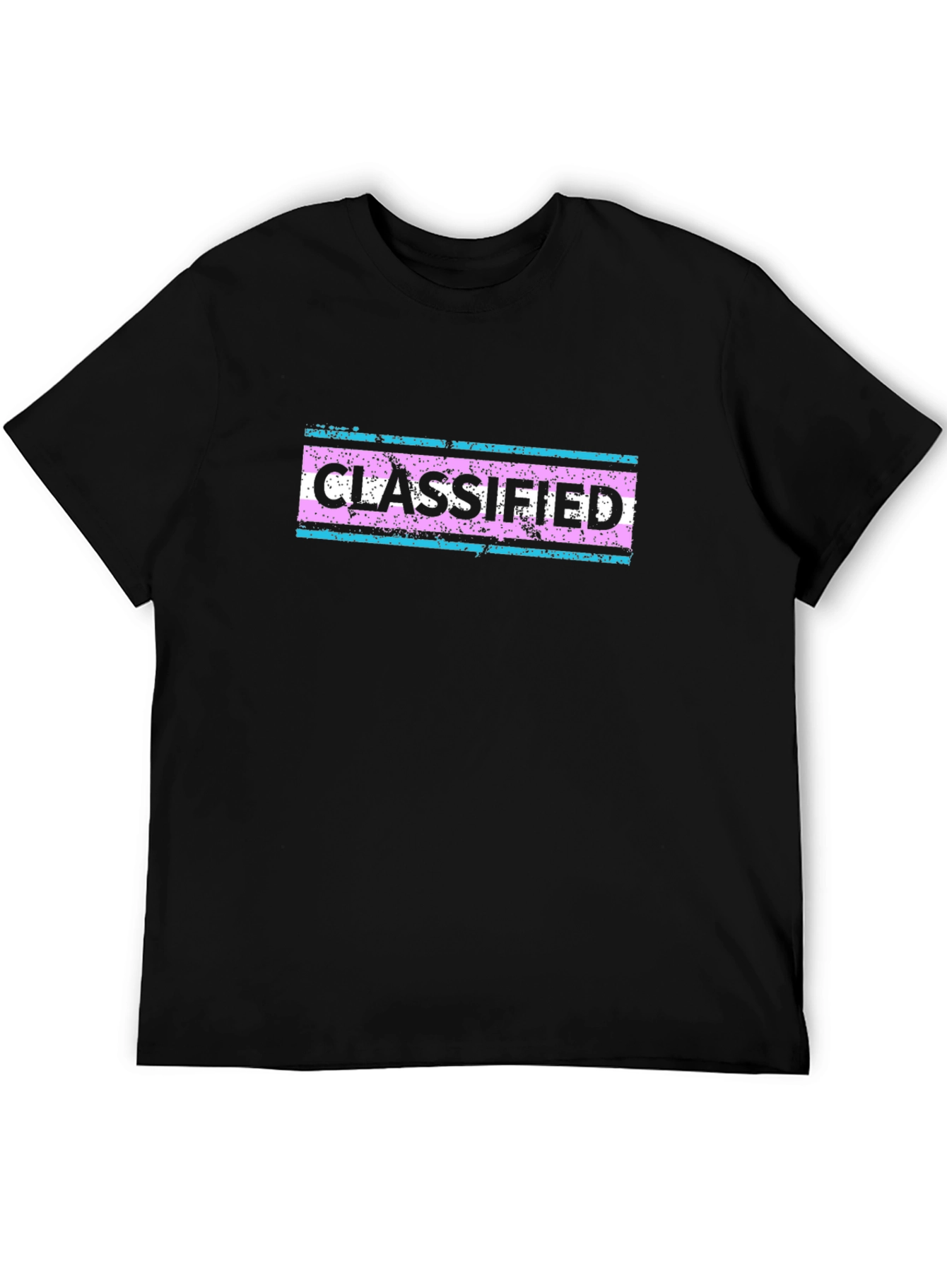Classified Graphic T-Shirt - Black Cotton Tee
