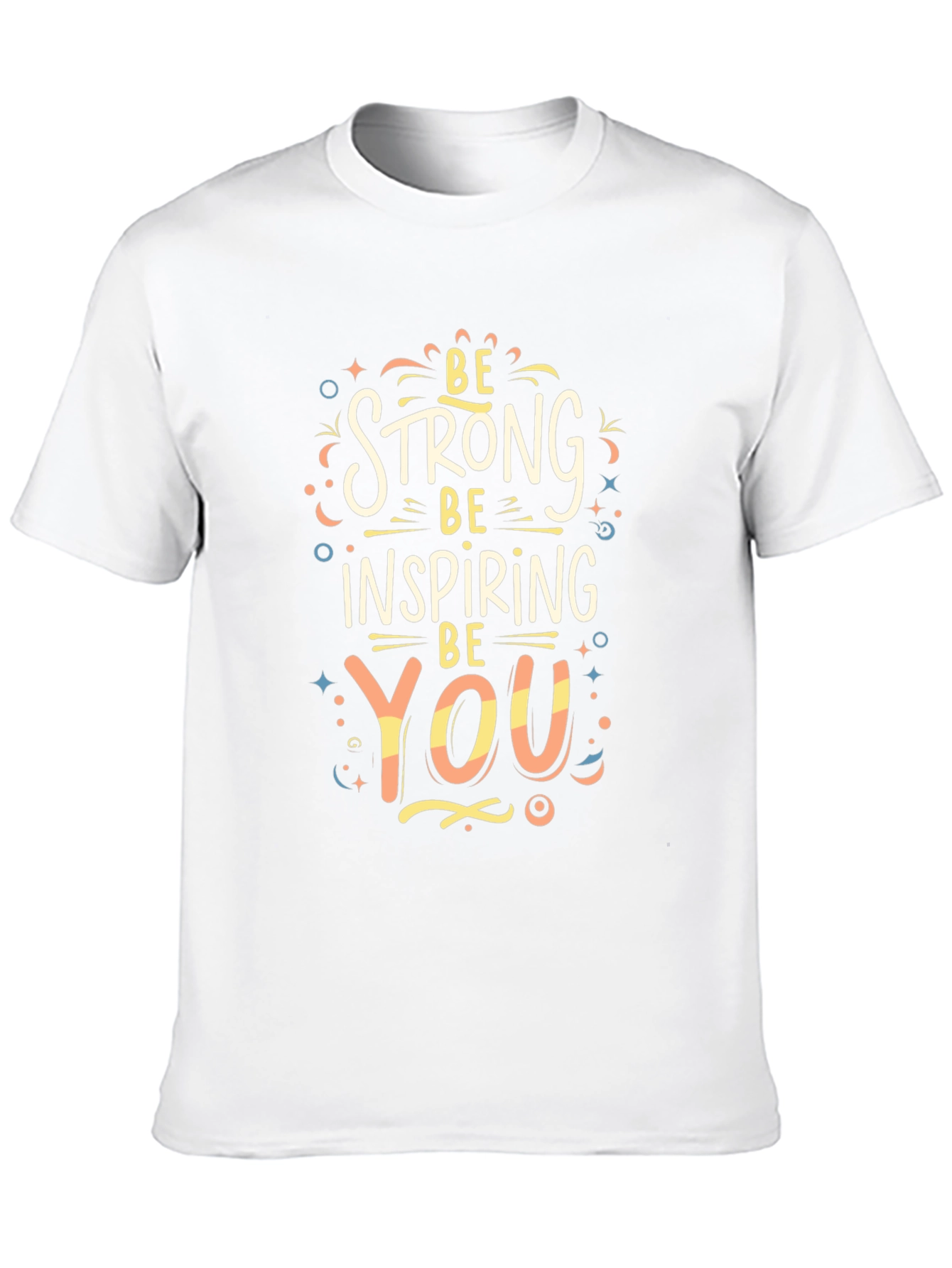 Be Strong Inspiring You Graphic Tee - Black