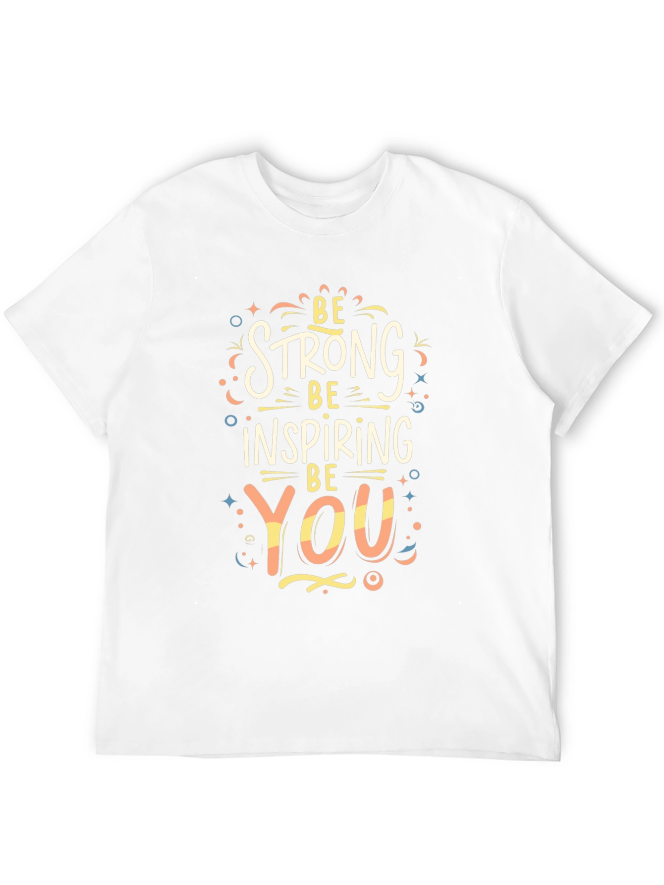 Be Strong Inspiring You Graphic Tee - Black