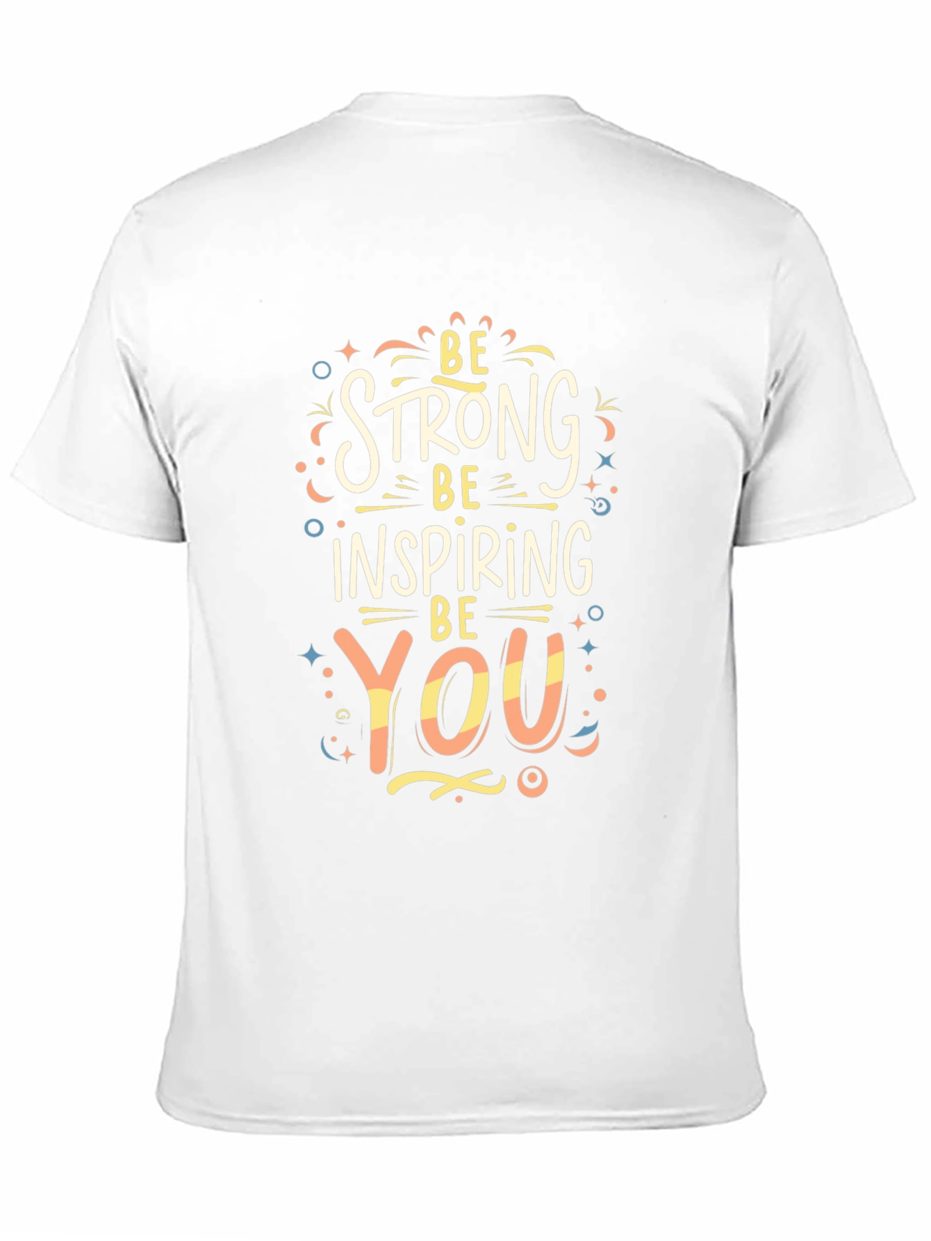 Be Strong Inspiring You Graphic Tee - Black