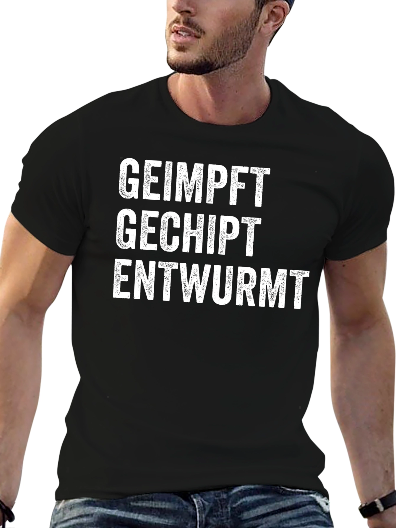 Geimpft Gechipt Entwurmt T-Shirt