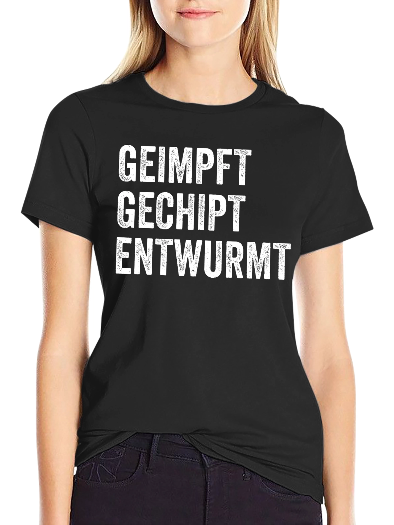 Geimpft Gechipt Entwurmt T-Shirt