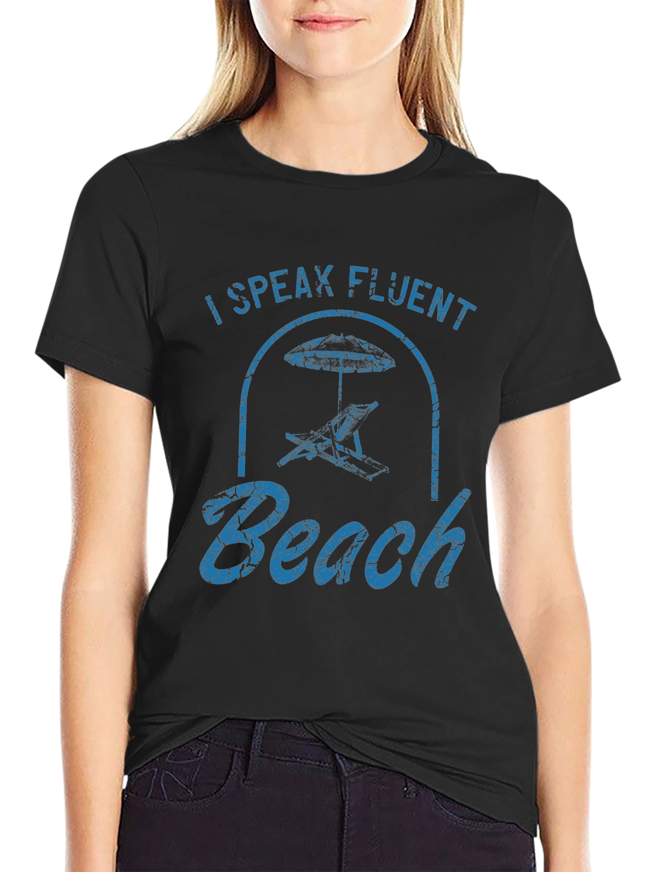 I Speak Fluent Beach Graphic T-Shirt