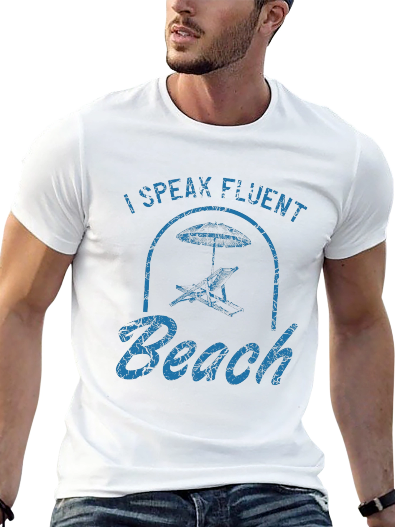 I Speak Fluent Beach Graphic T-Shirt