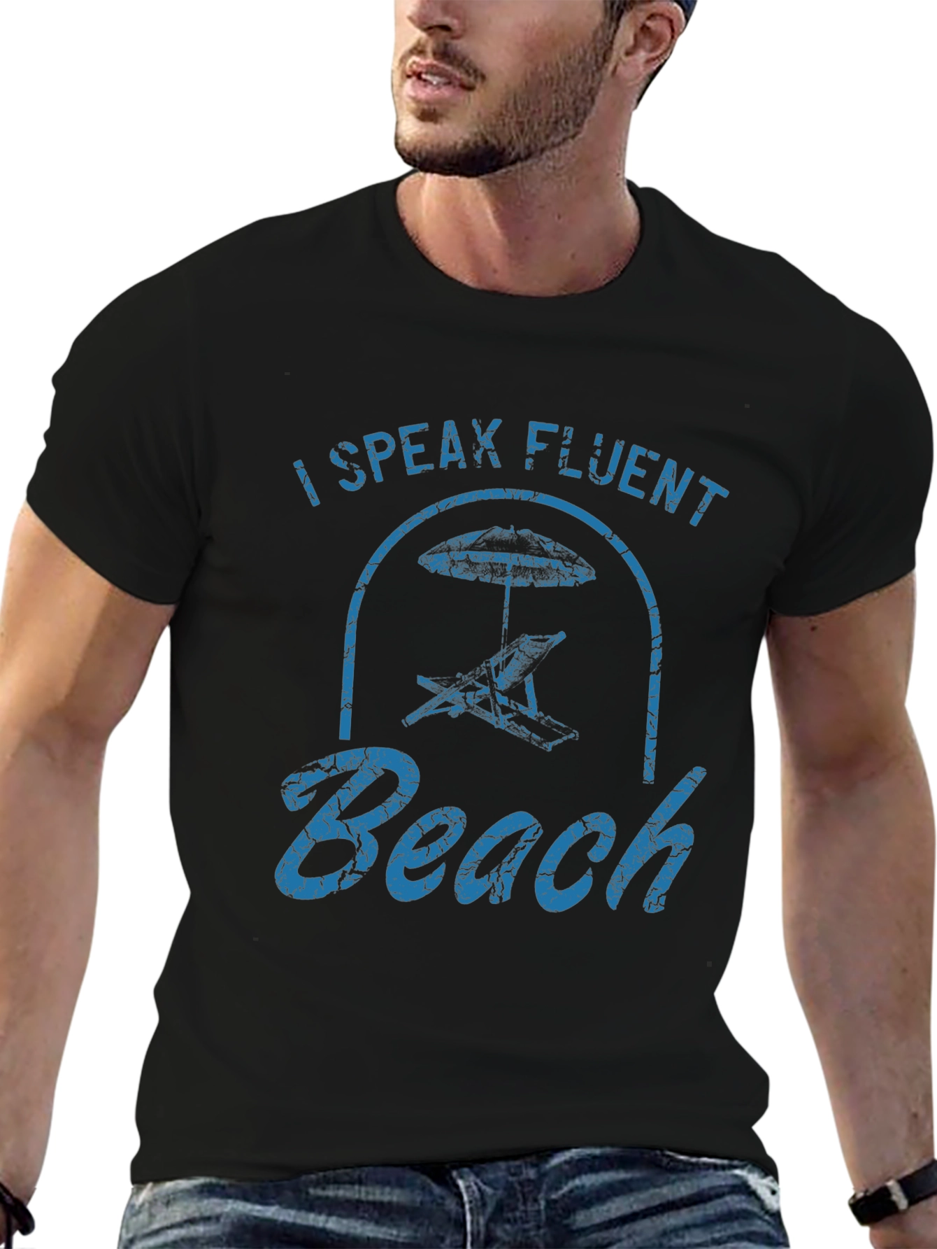 I Speak Fluent Beach Graphic T-Shirt
