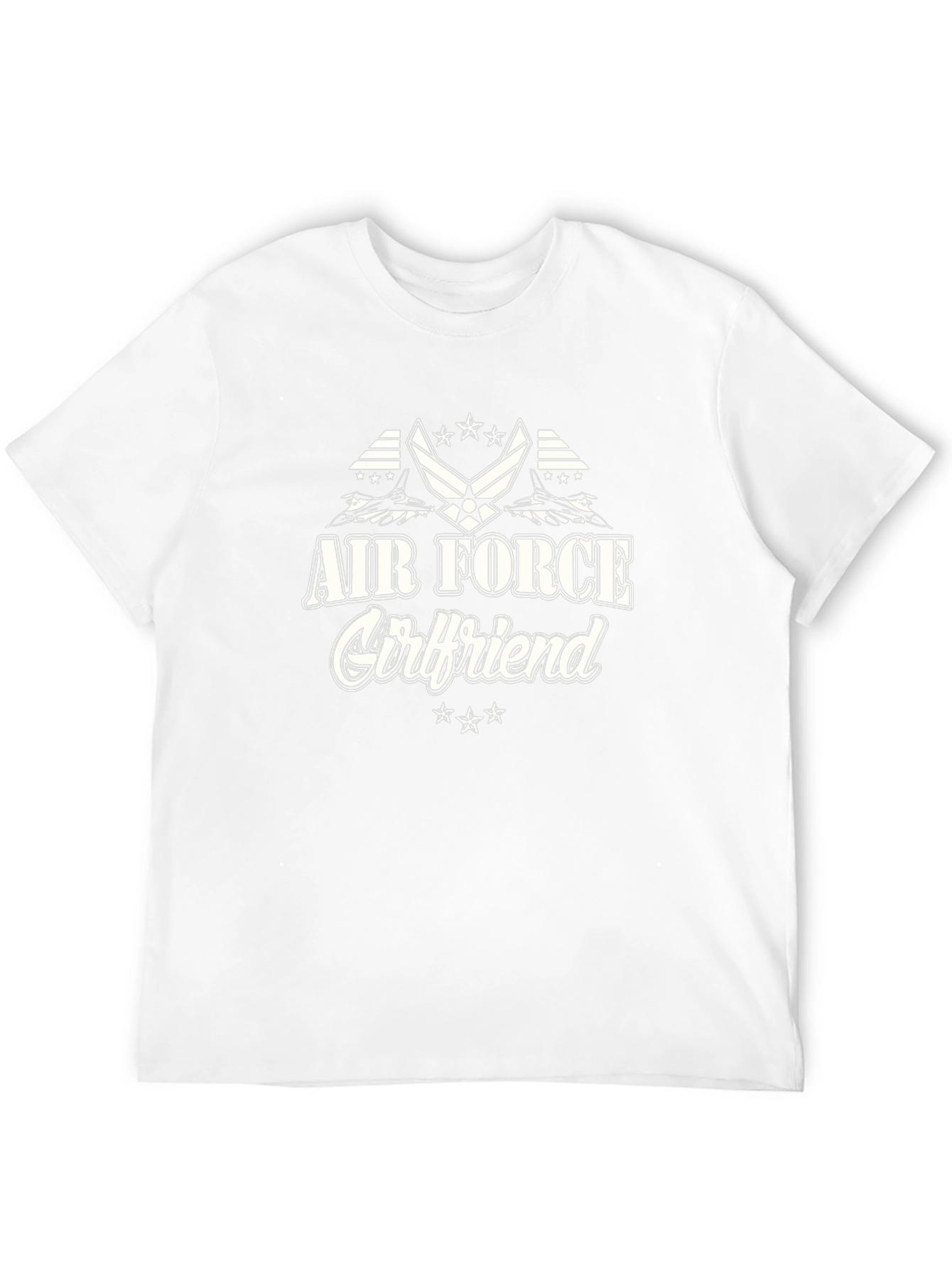 Air Force Girlfriend Black T-Shirt