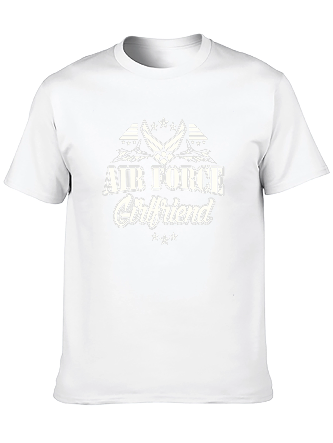 Air Force Girlfriend Black T-Shirt