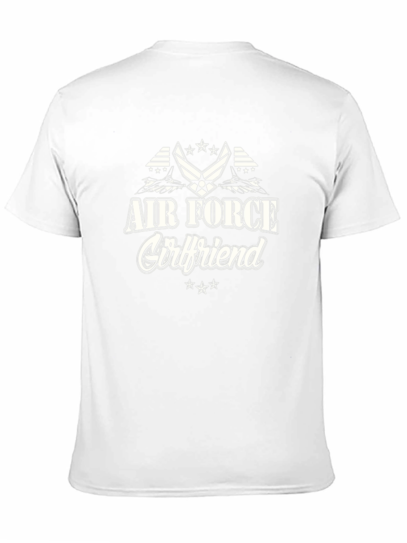 Air Force Girlfriend Black T-Shirt