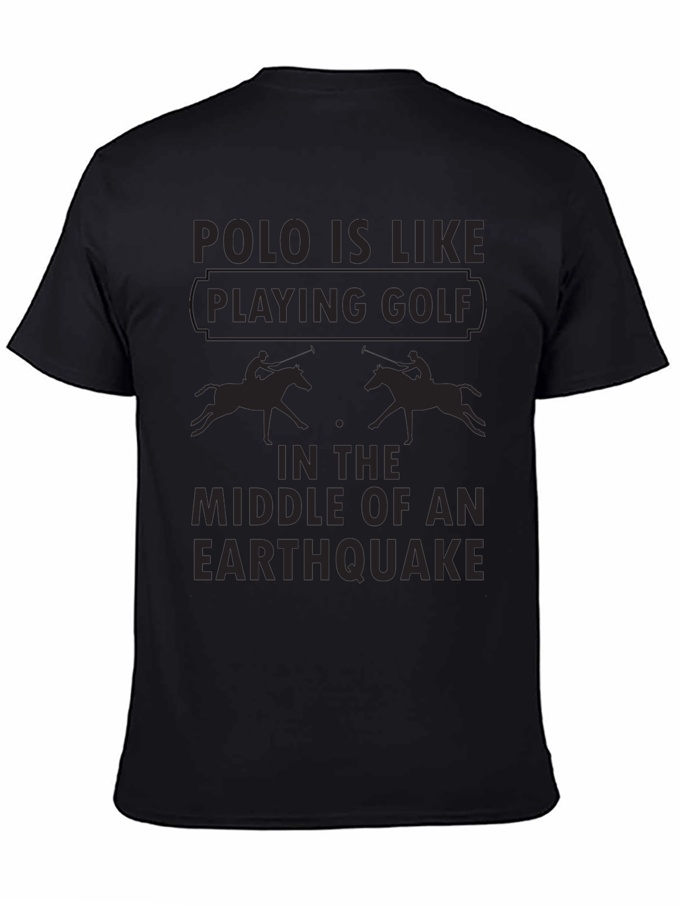 Polo Earthquake T-Shirt - Funny Polo Player Tee