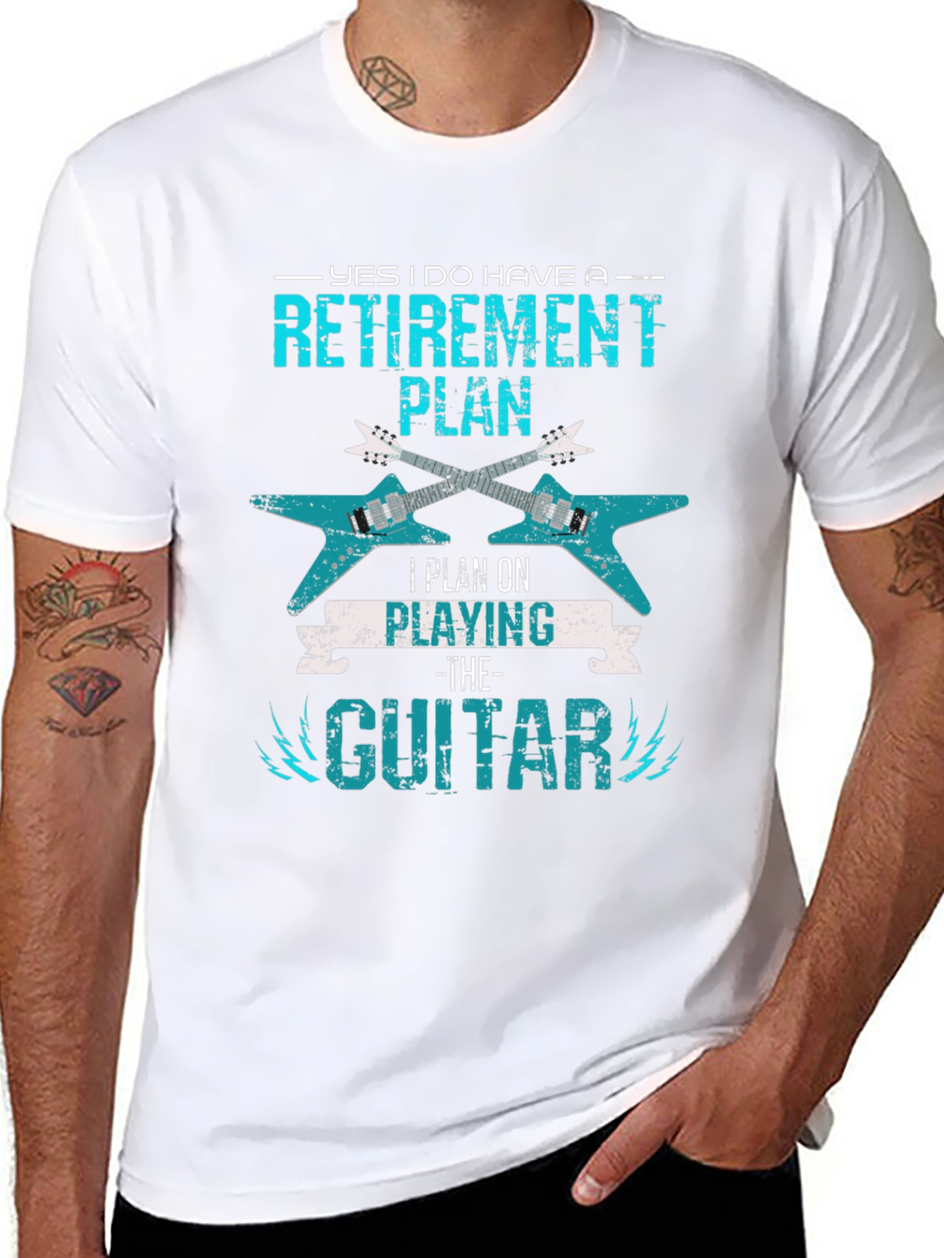 Retirement Guitar Player T-Shirt