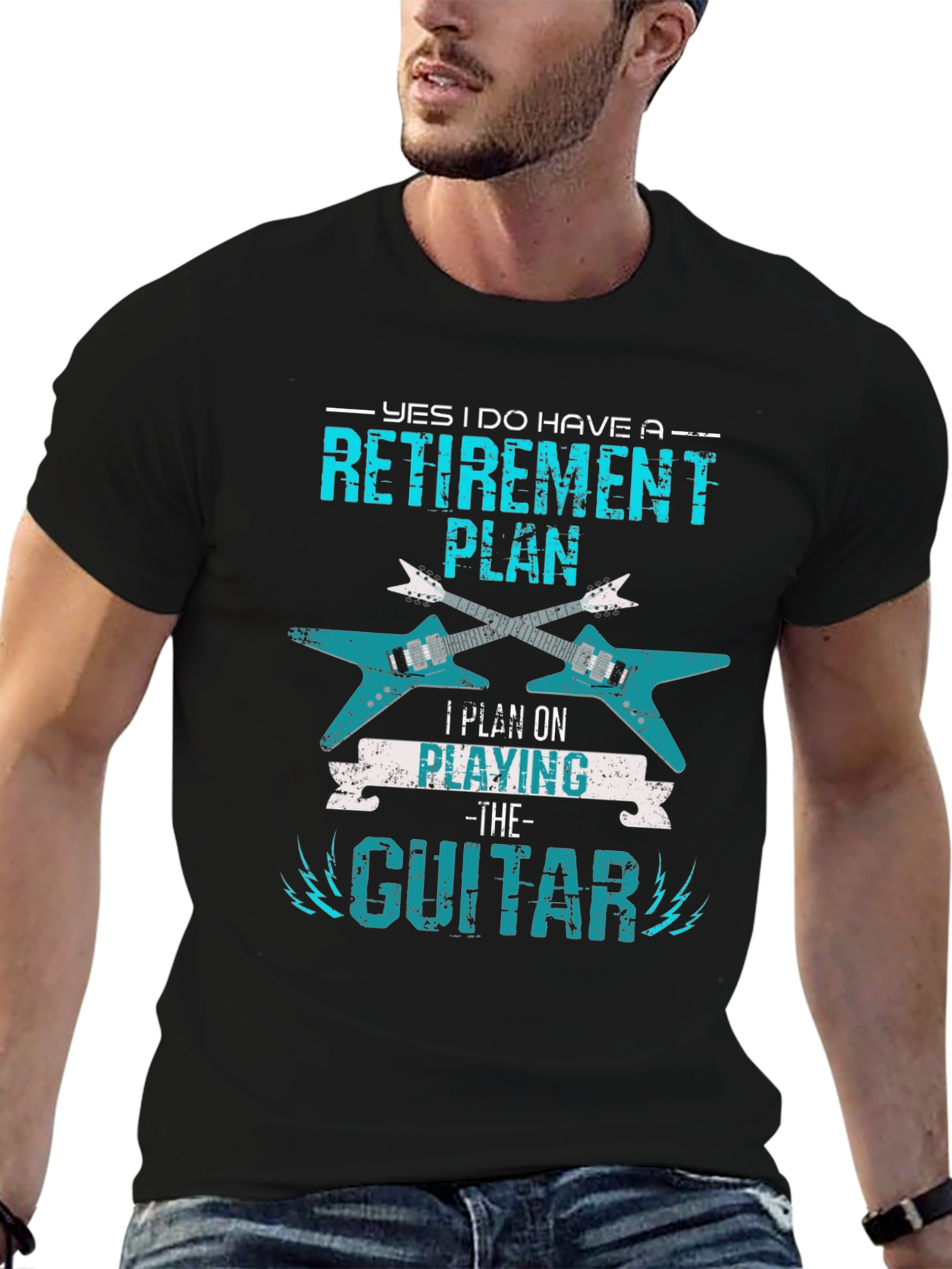 Retirement Guitar Player T-Shirt