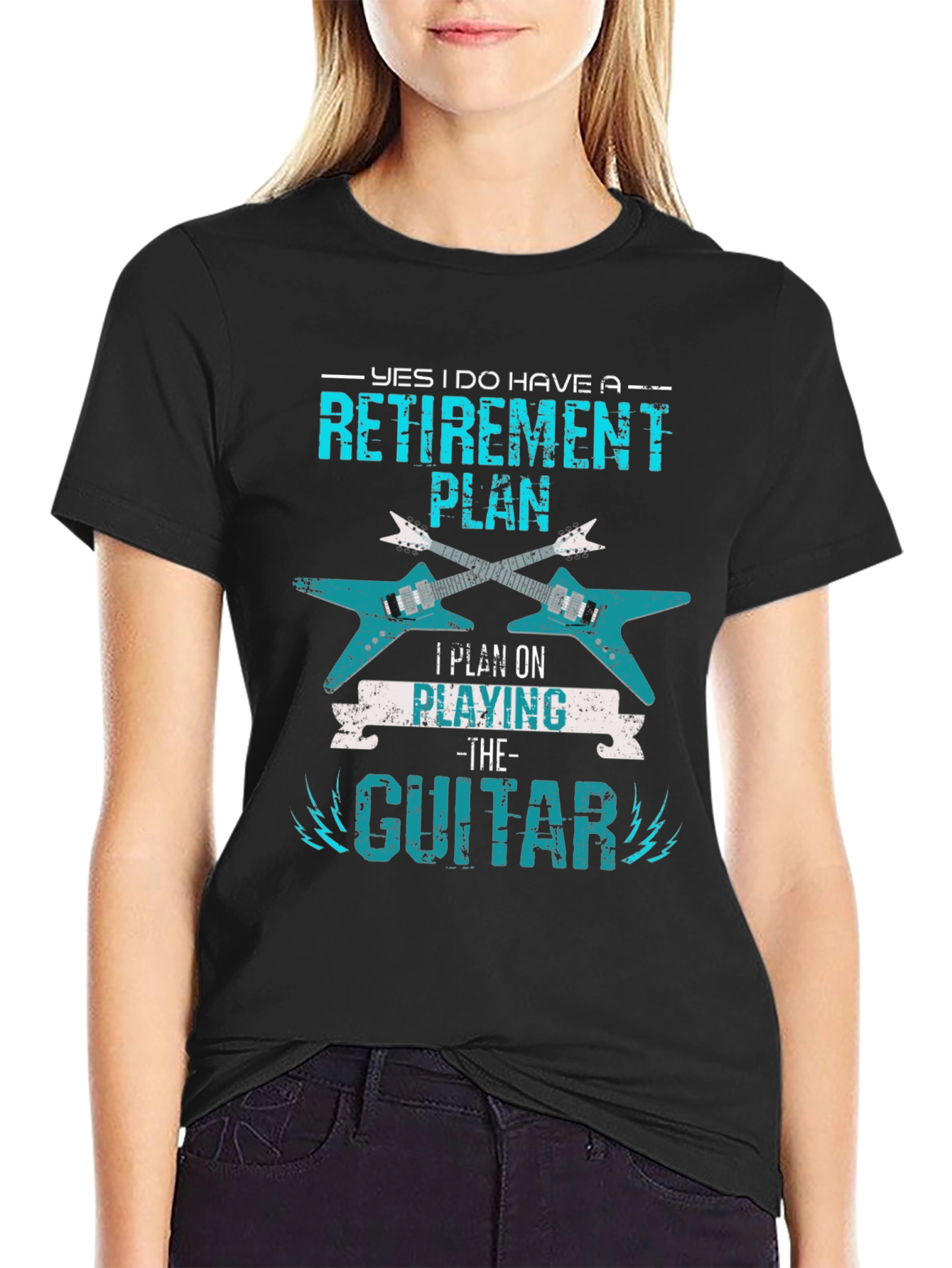 Retirement Guitar Player T-Shirt