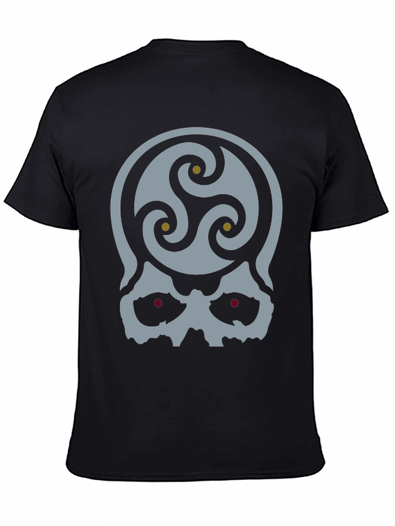 Skull Triskele Graphic T-Shirt