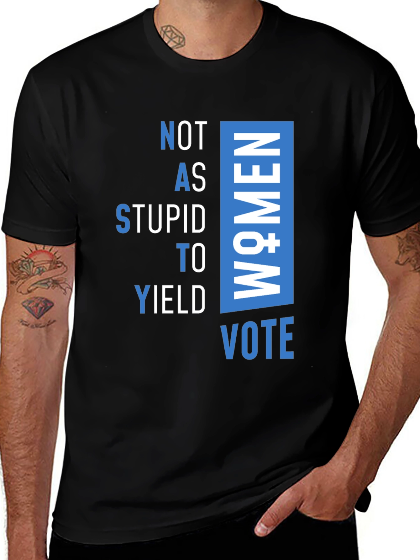 Not As Stupid to Yield Women Vote T-Shirt