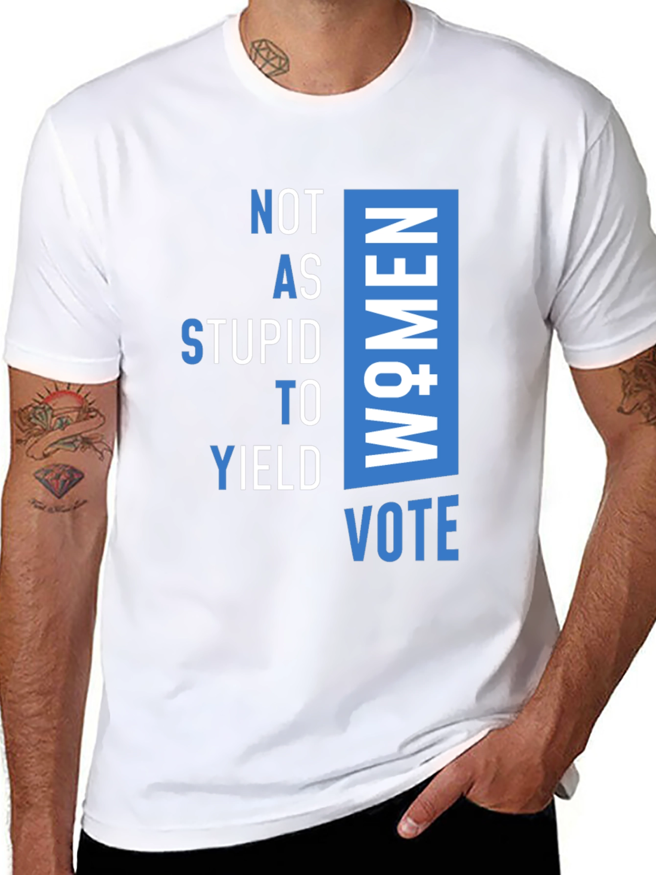 Not As Stupid to Yield Women Vote T-Shirt