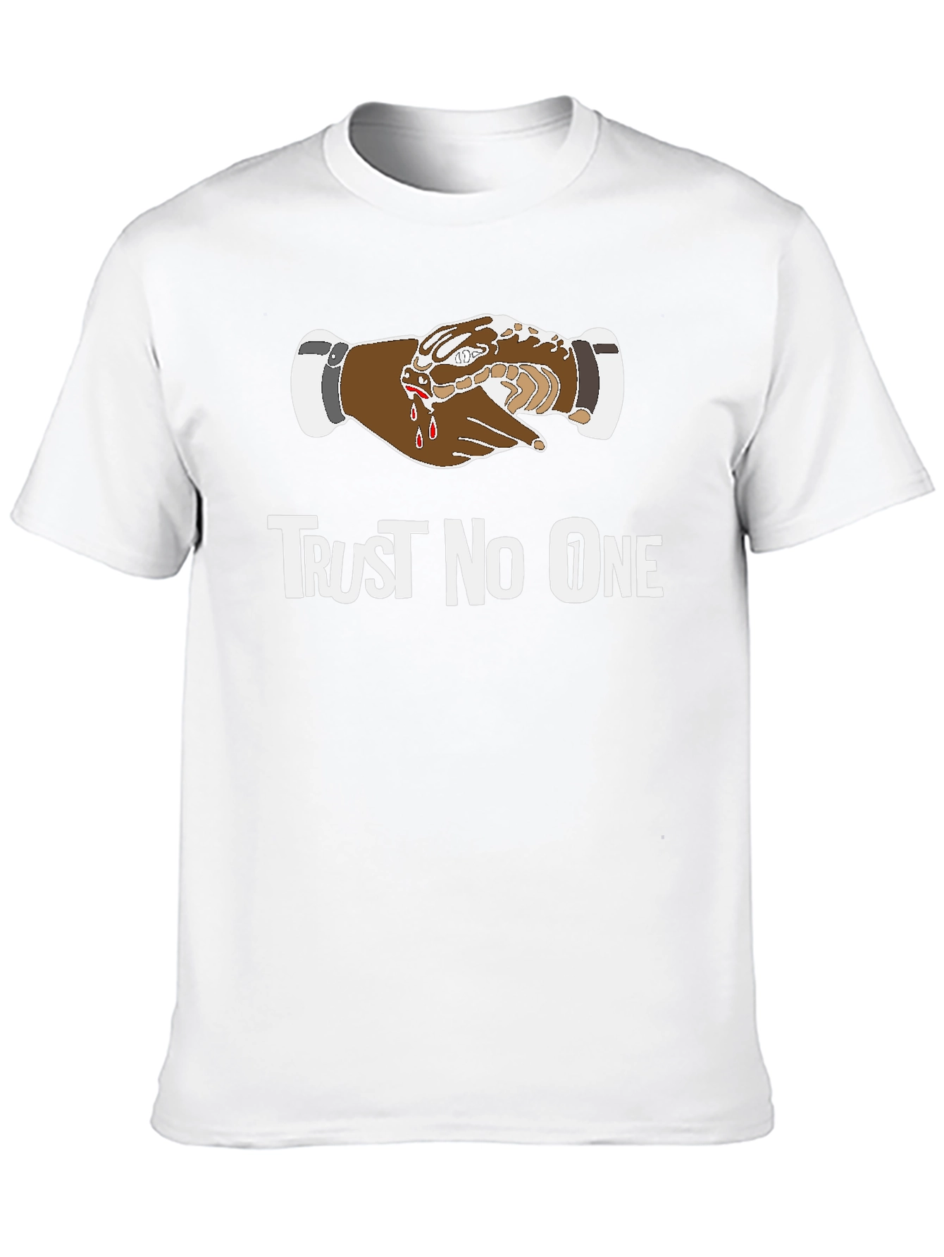 Trust No One Graphic T-Shirt - Black