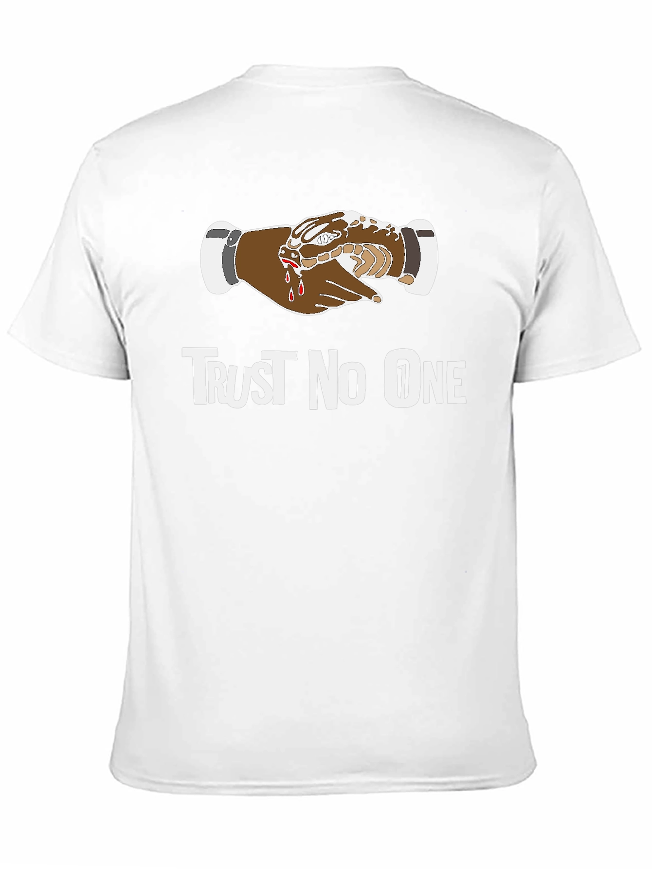 Trust No One Graphic T-Shirt - Black