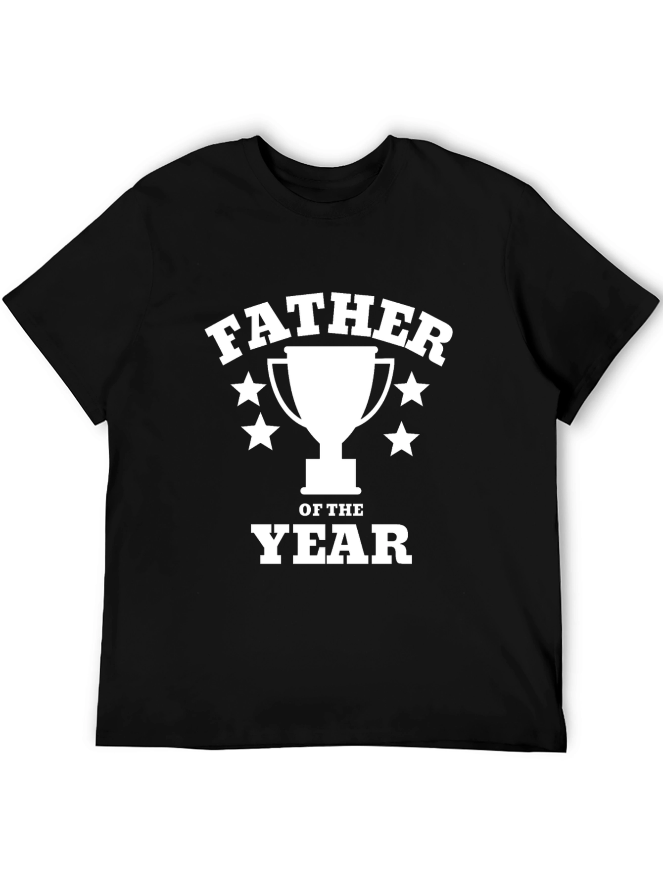 Father of the Year Graphic T-Shirt - Black