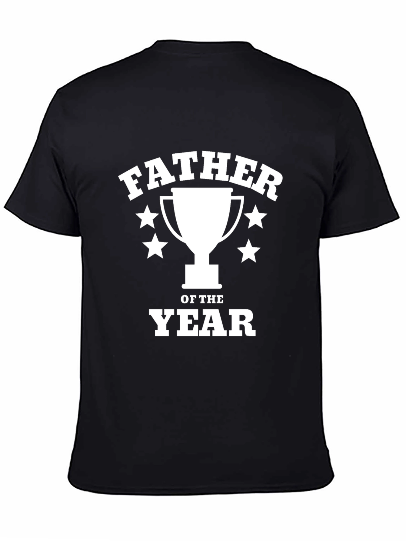 Father of the Year Graphic T-Shirt - Black