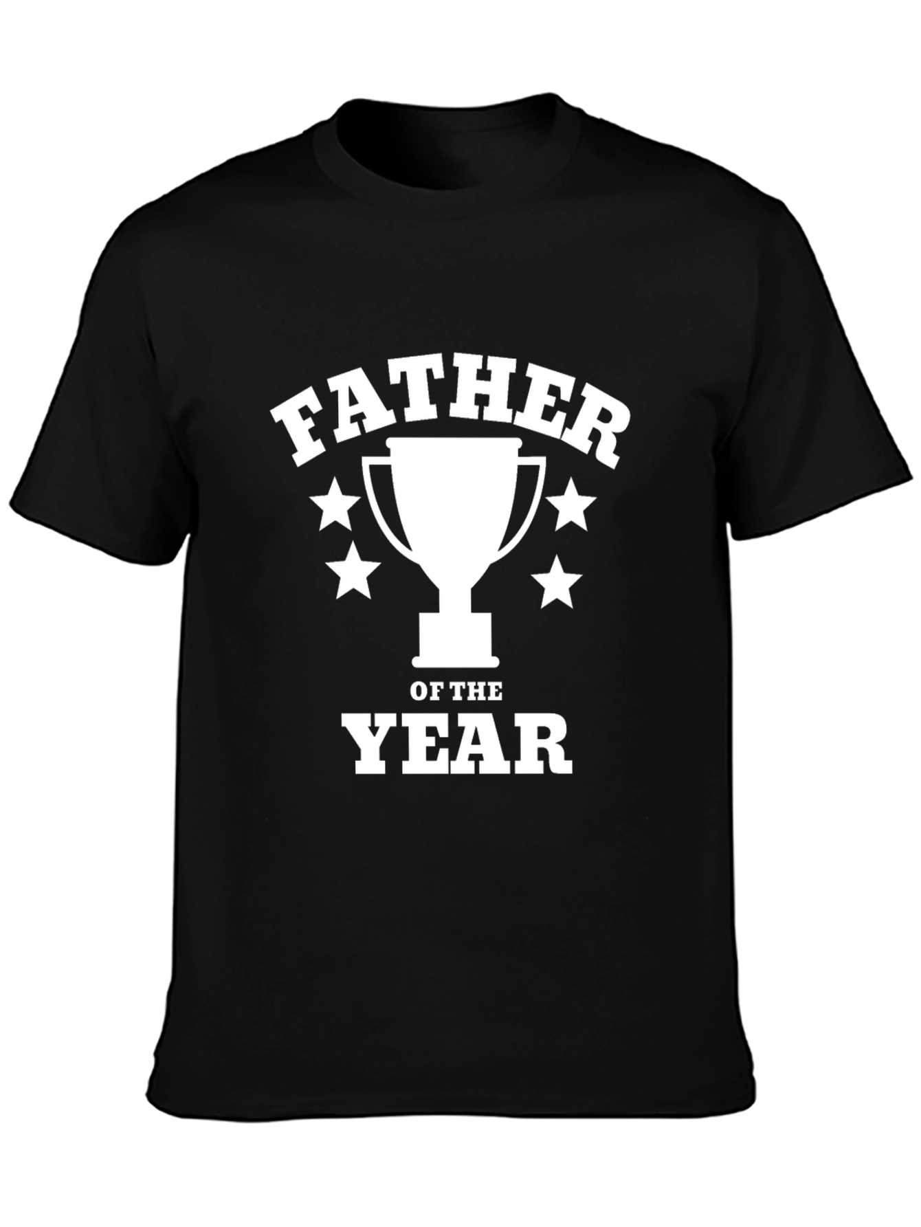 Father of the Year Graphic T-Shirt - Black