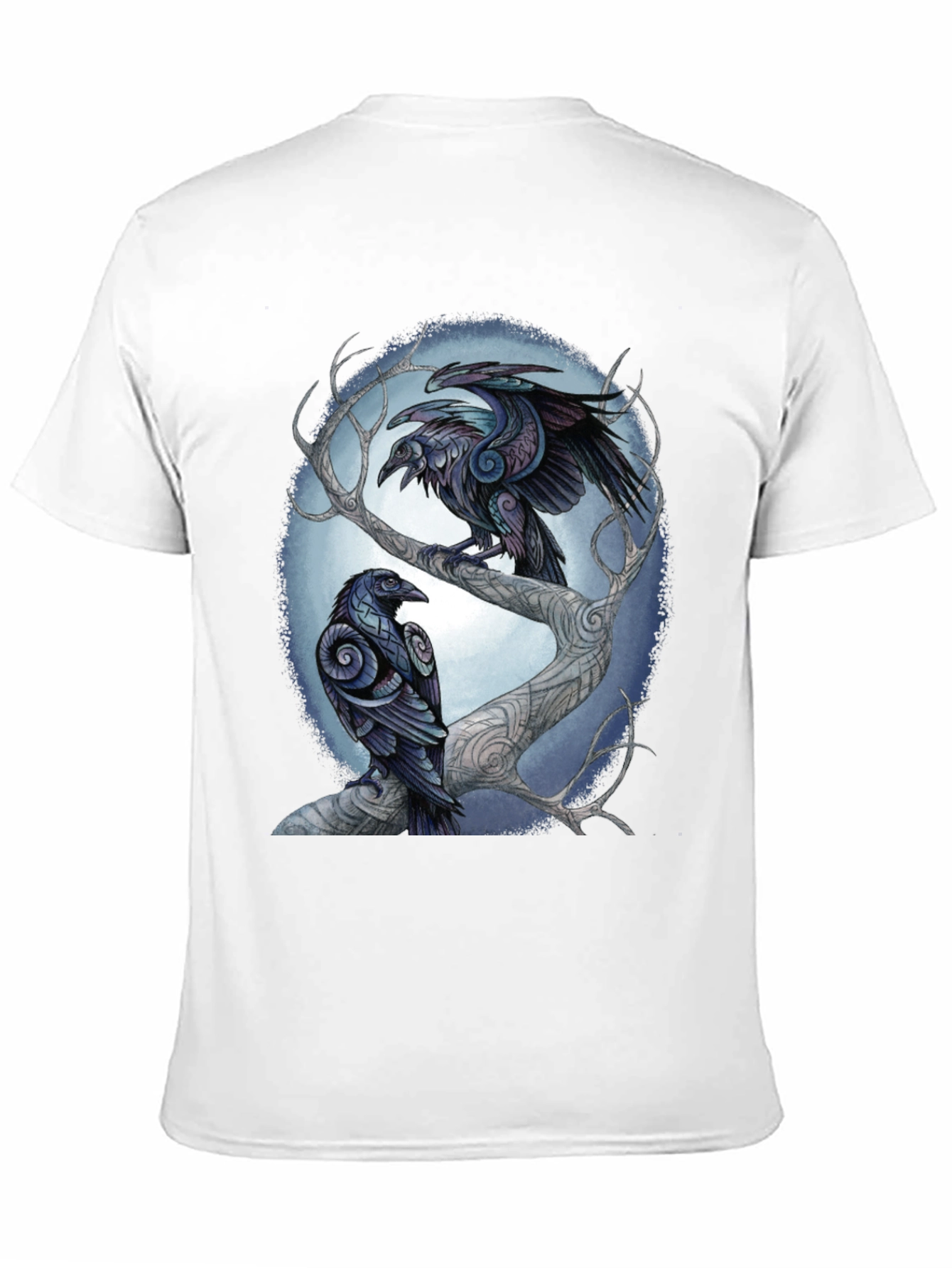 Raven Tree Graphic Tee - Stylish Unisex Design
