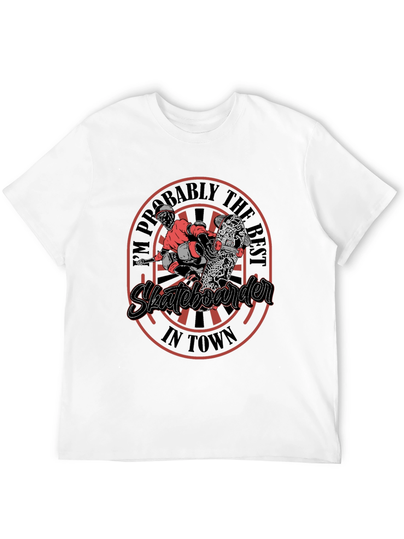Skateboarder Graphic T-Shirt - Best in Town