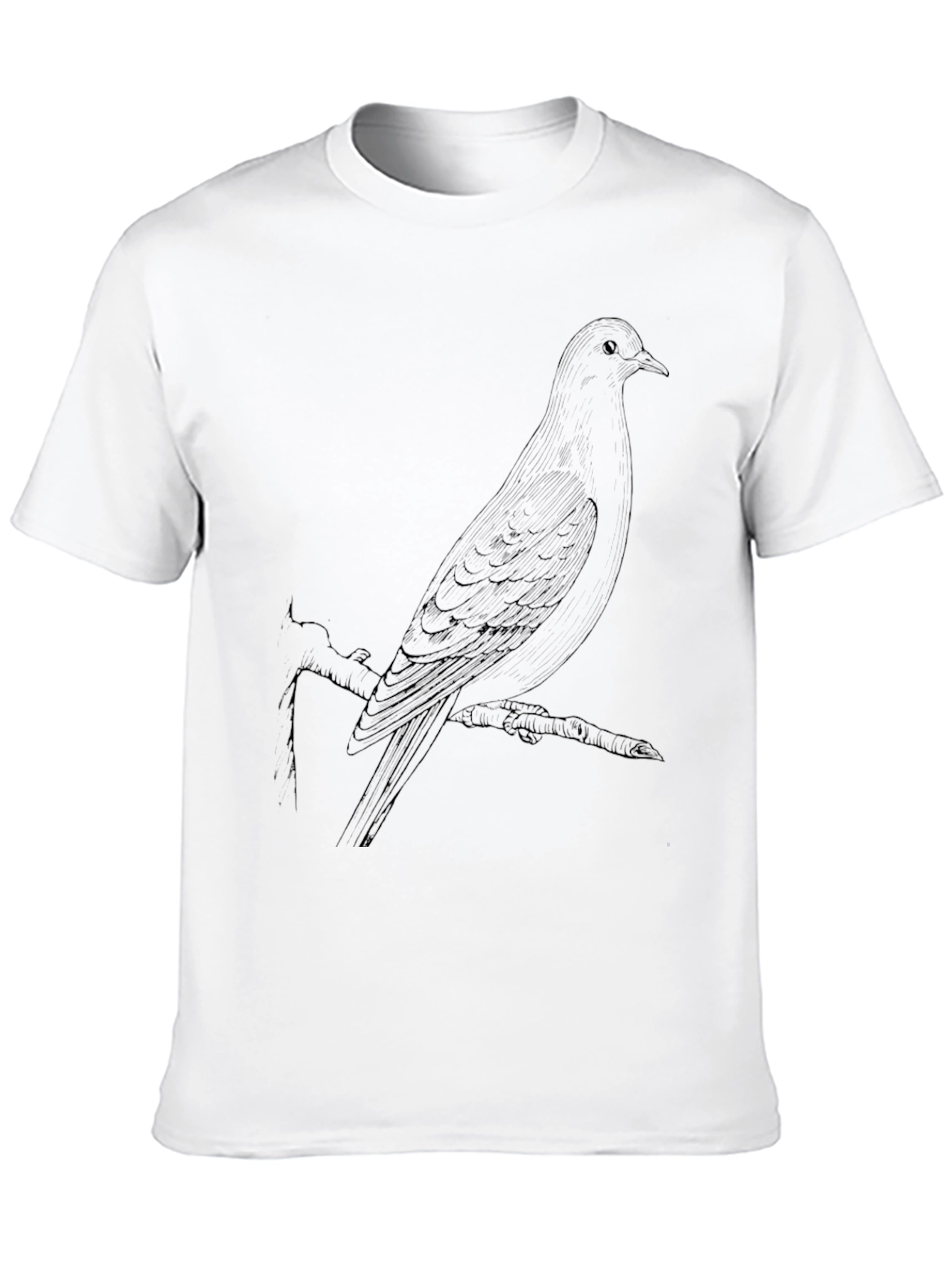 Bird on Branch Graphic T-Shirt - Classic Fit