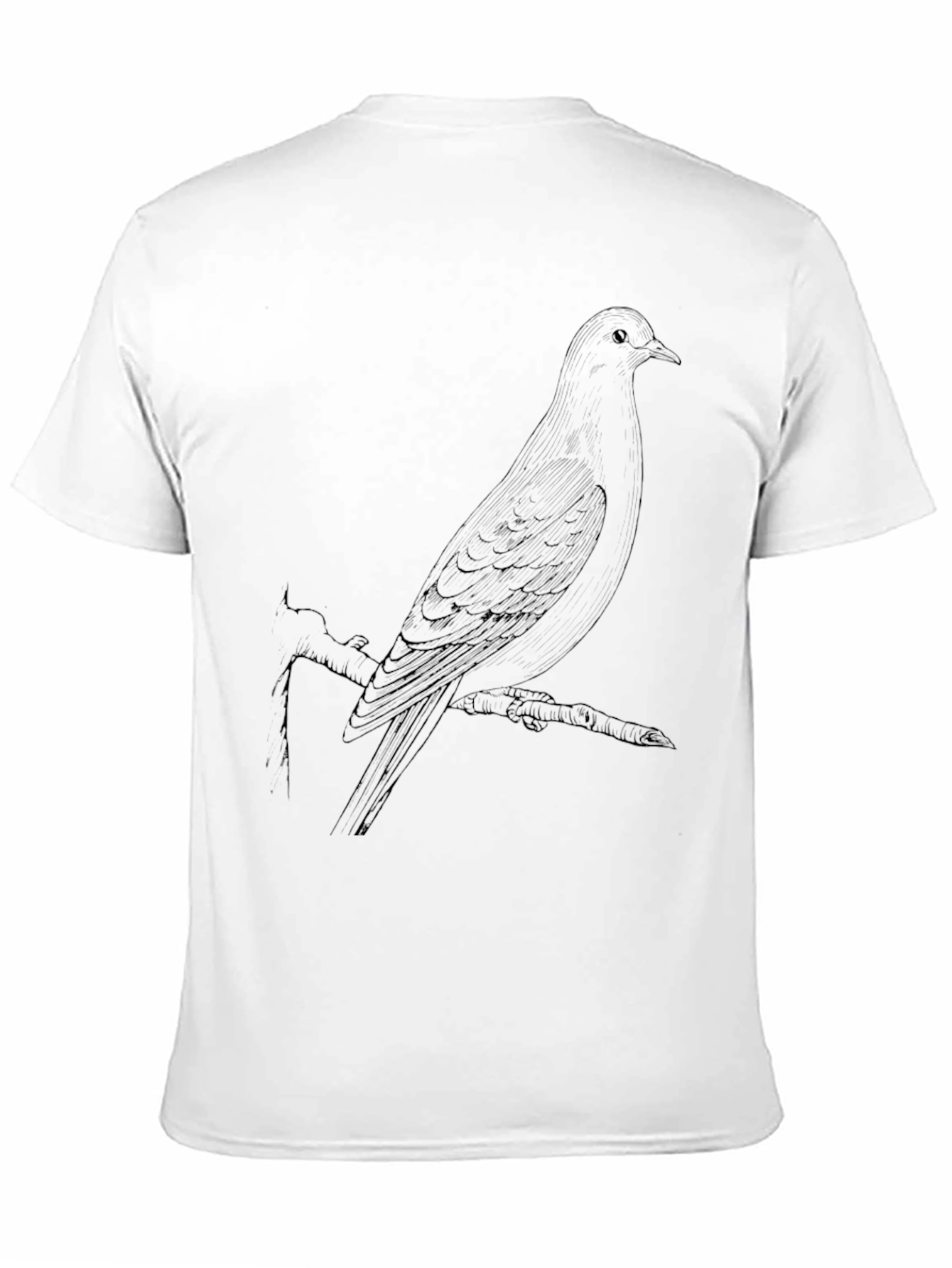 Bird on Branch Graphic T-Shirt - Classic Fit