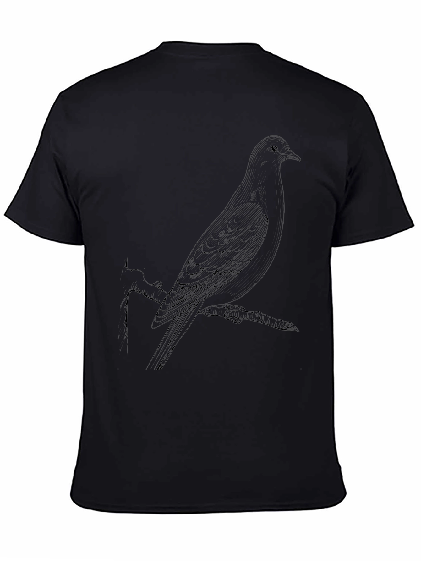 Bird on Branch Graphic T-Shirt - Classic Fit