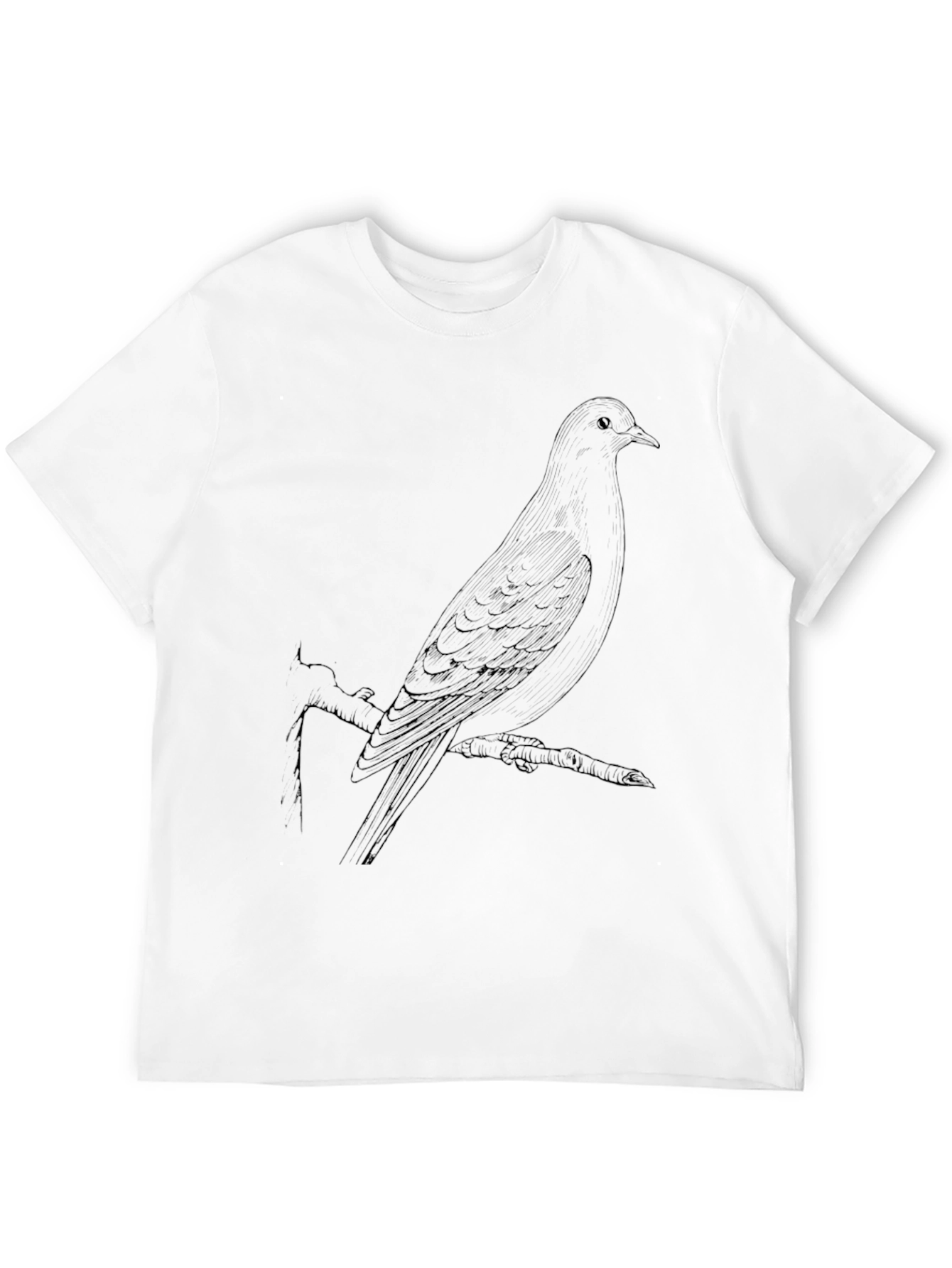 Bird on Branch Graphic T-Shirt - Classic Fit