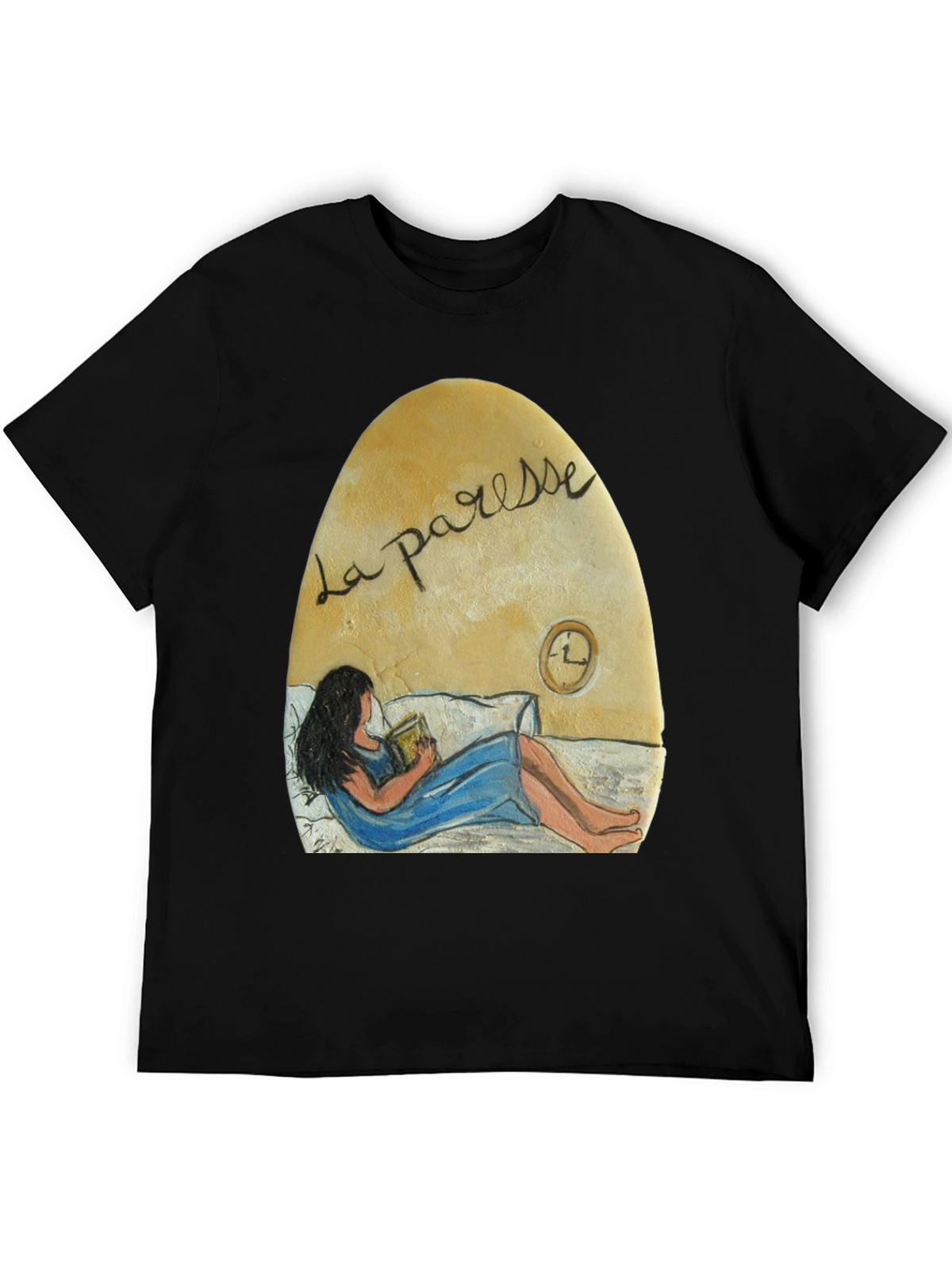 La Paresse Reading Woman Graphic T-Shirt