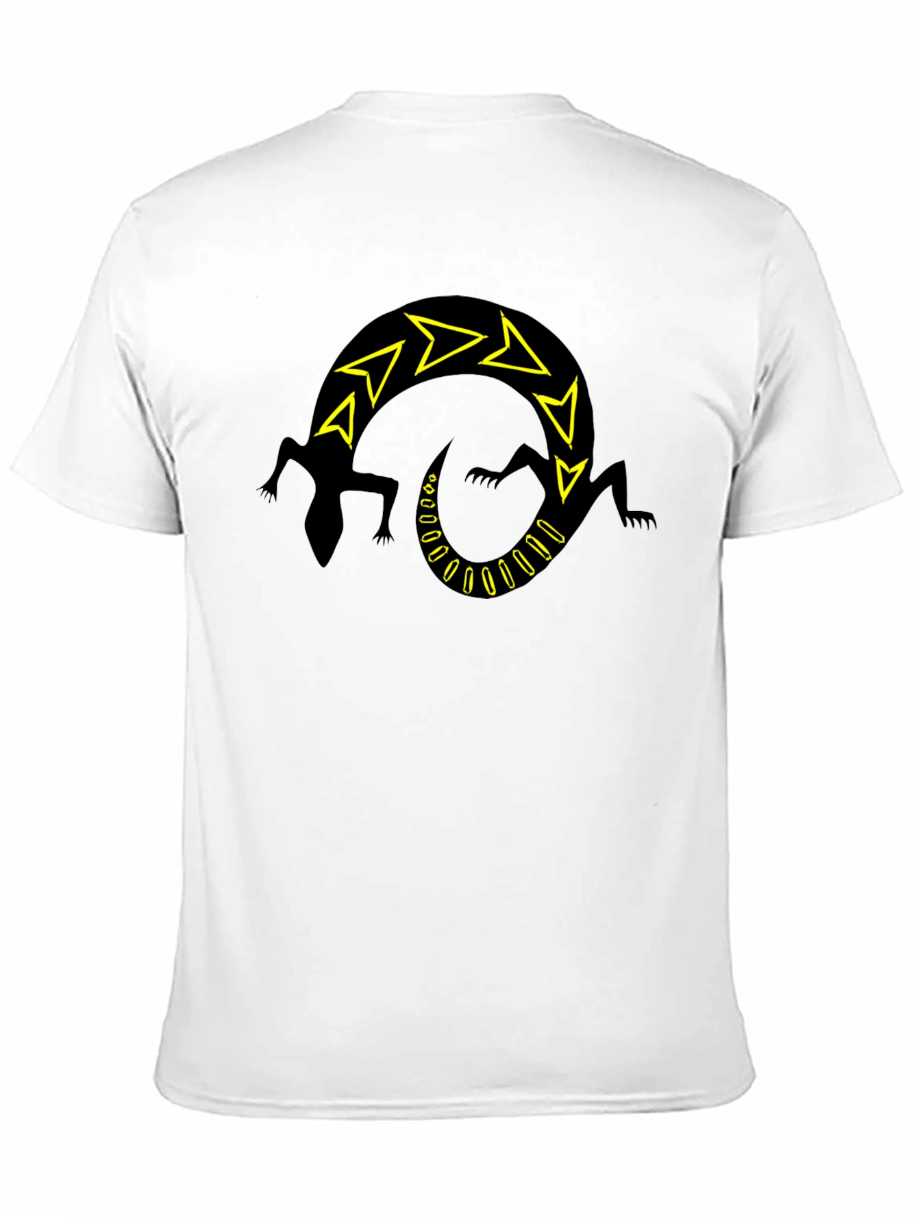 Black Lizard Arrow Design T-Shirt