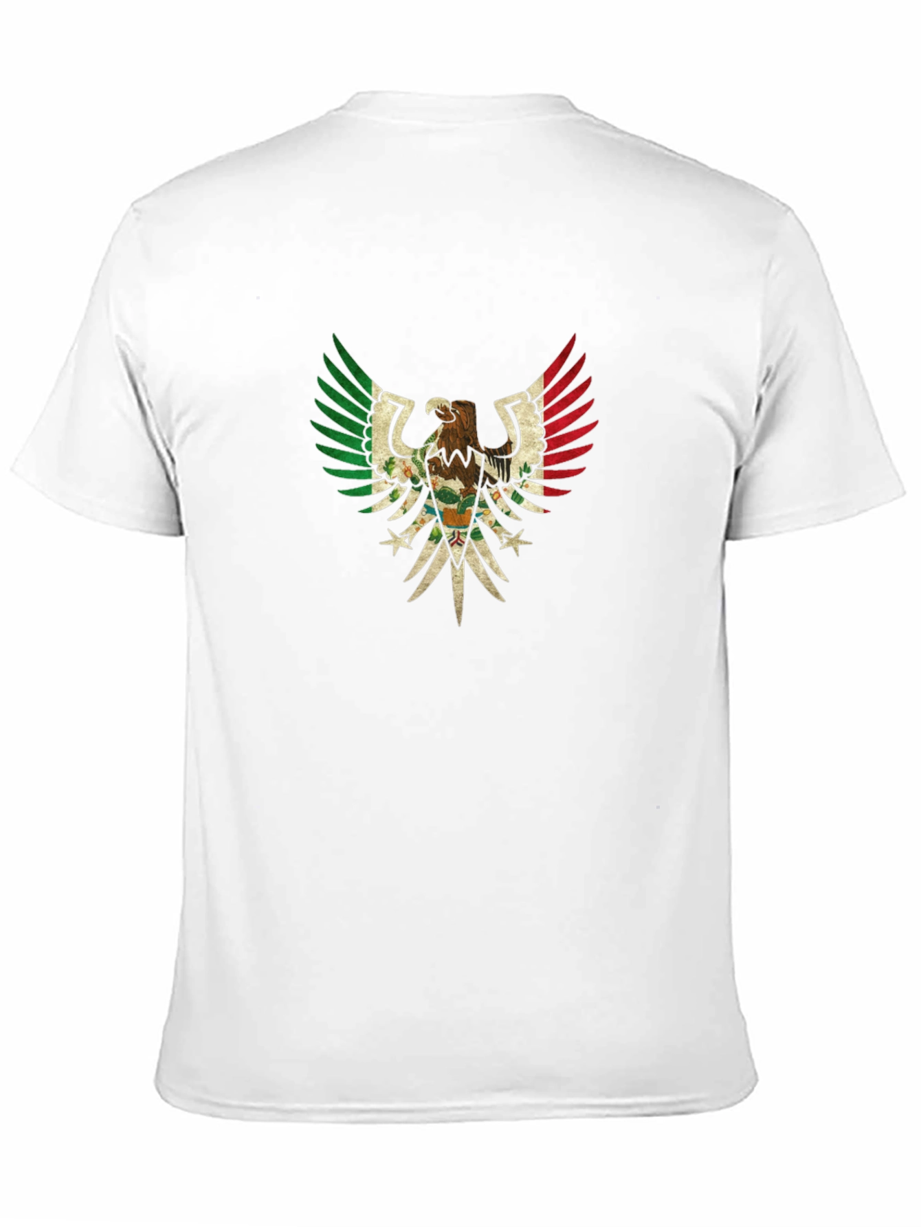 Mexican Eagle Flag Graphic T-Shirt