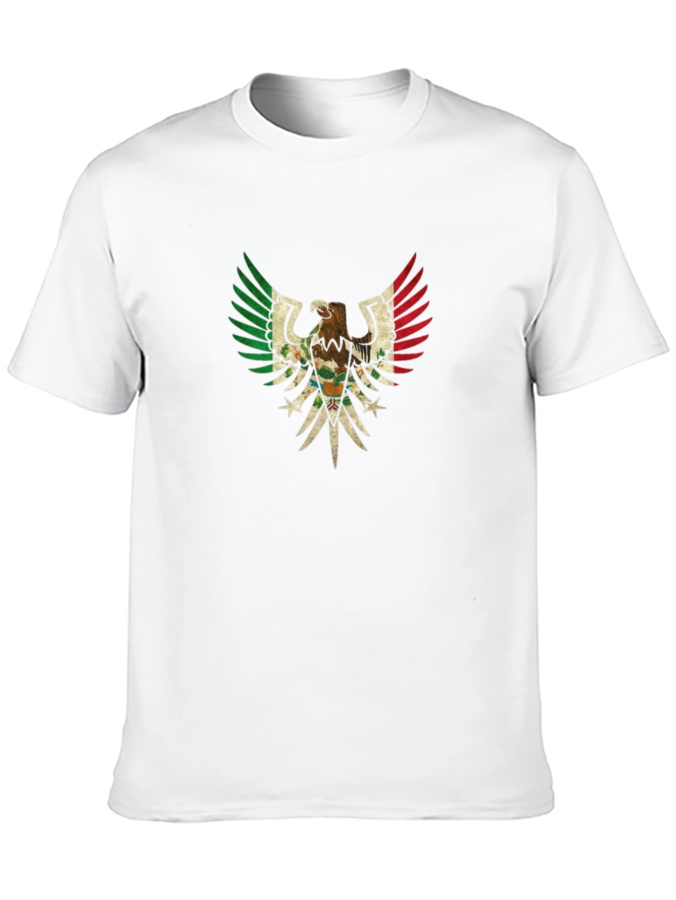 Mexican Eagle Flag Graphic T-Shirt