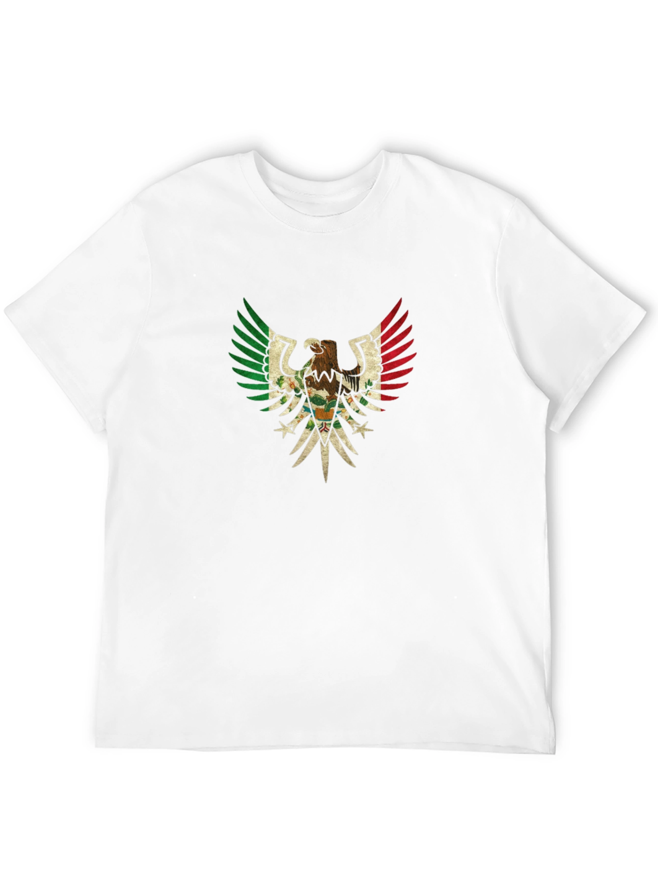 Mexican Eagle Flag Graphic T-Shirt