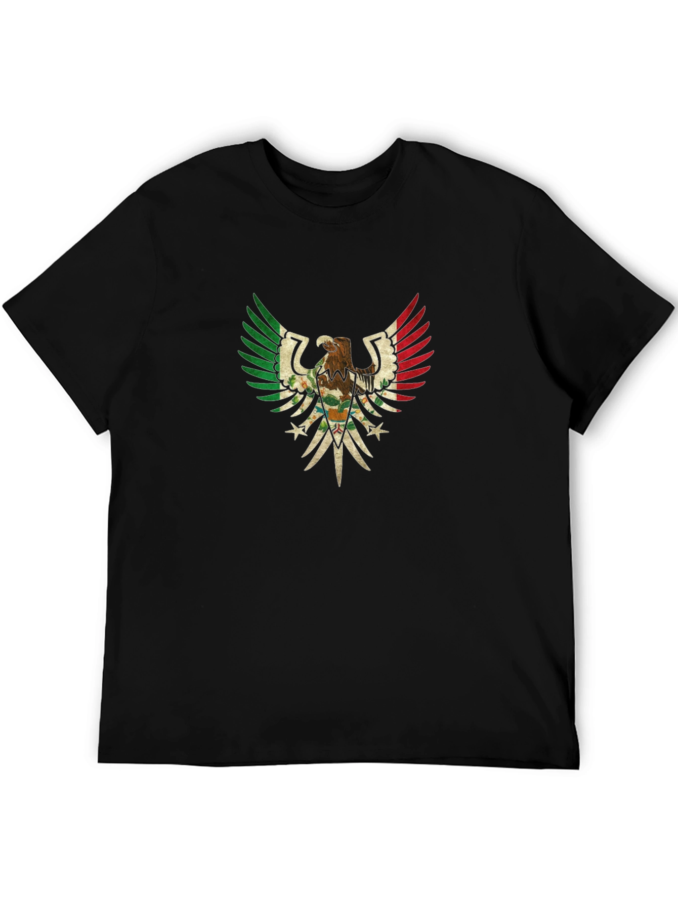 Mexican Eagle Flag Graphic T-Shirt