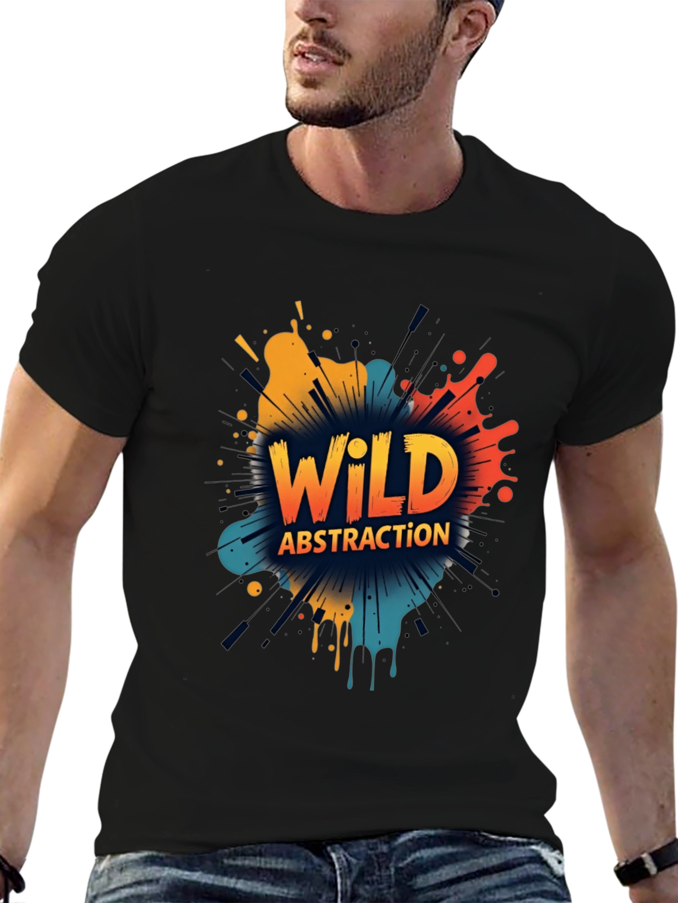 Wild Abstraction Graphic T-Shirt