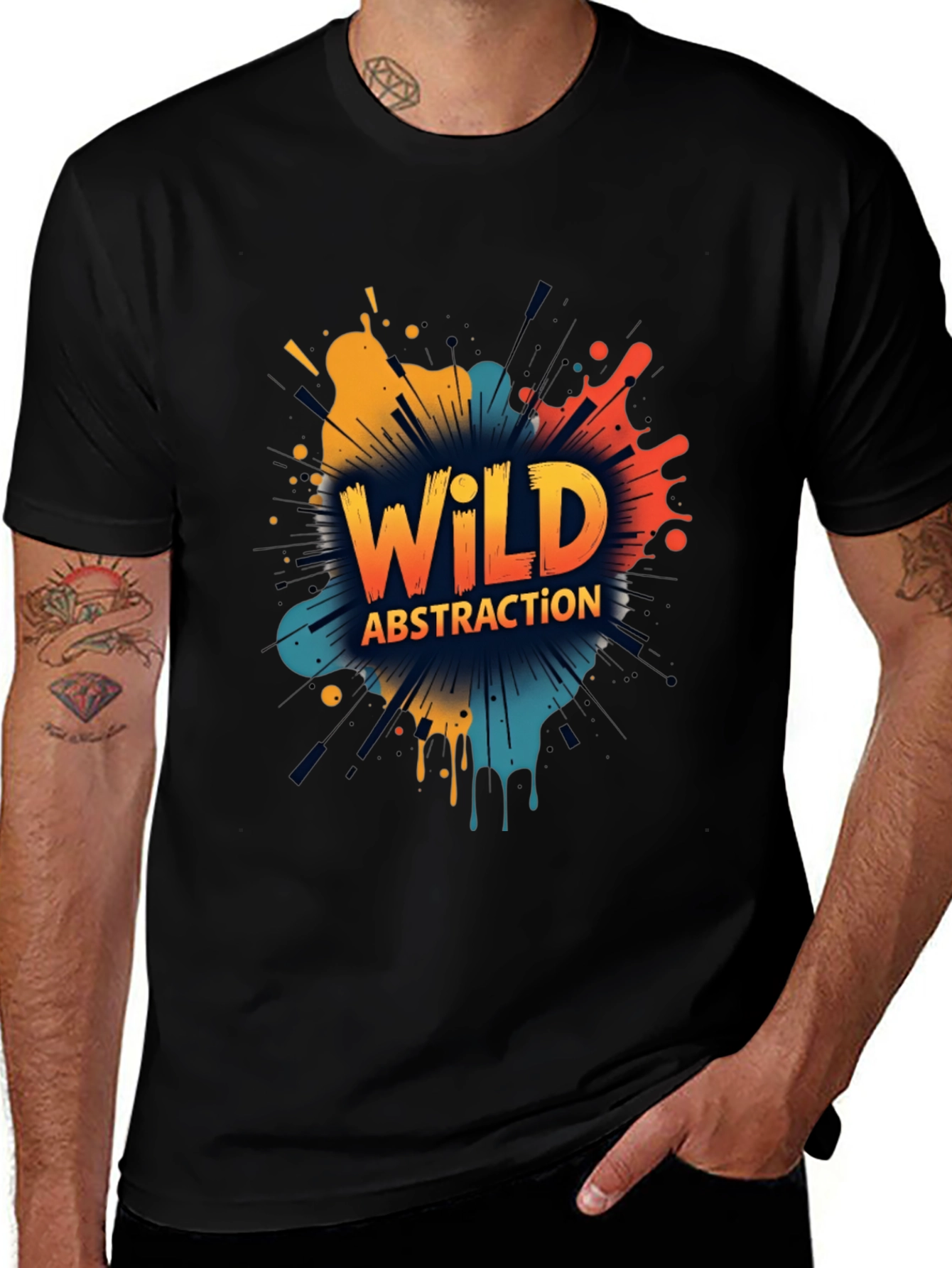 Wild Abstraction Graphic T-Shirt