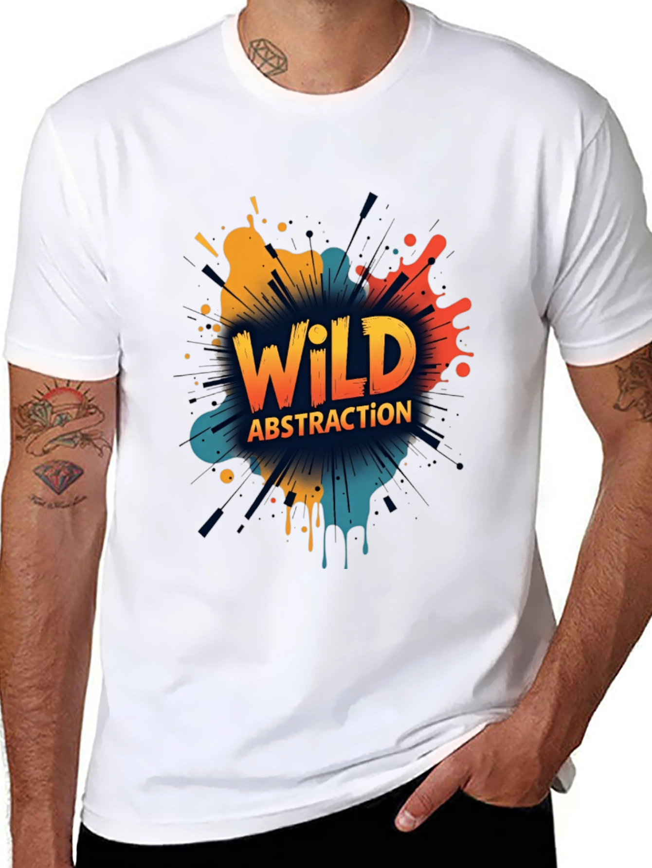 Wild Abstraction Graphic T-Shirt