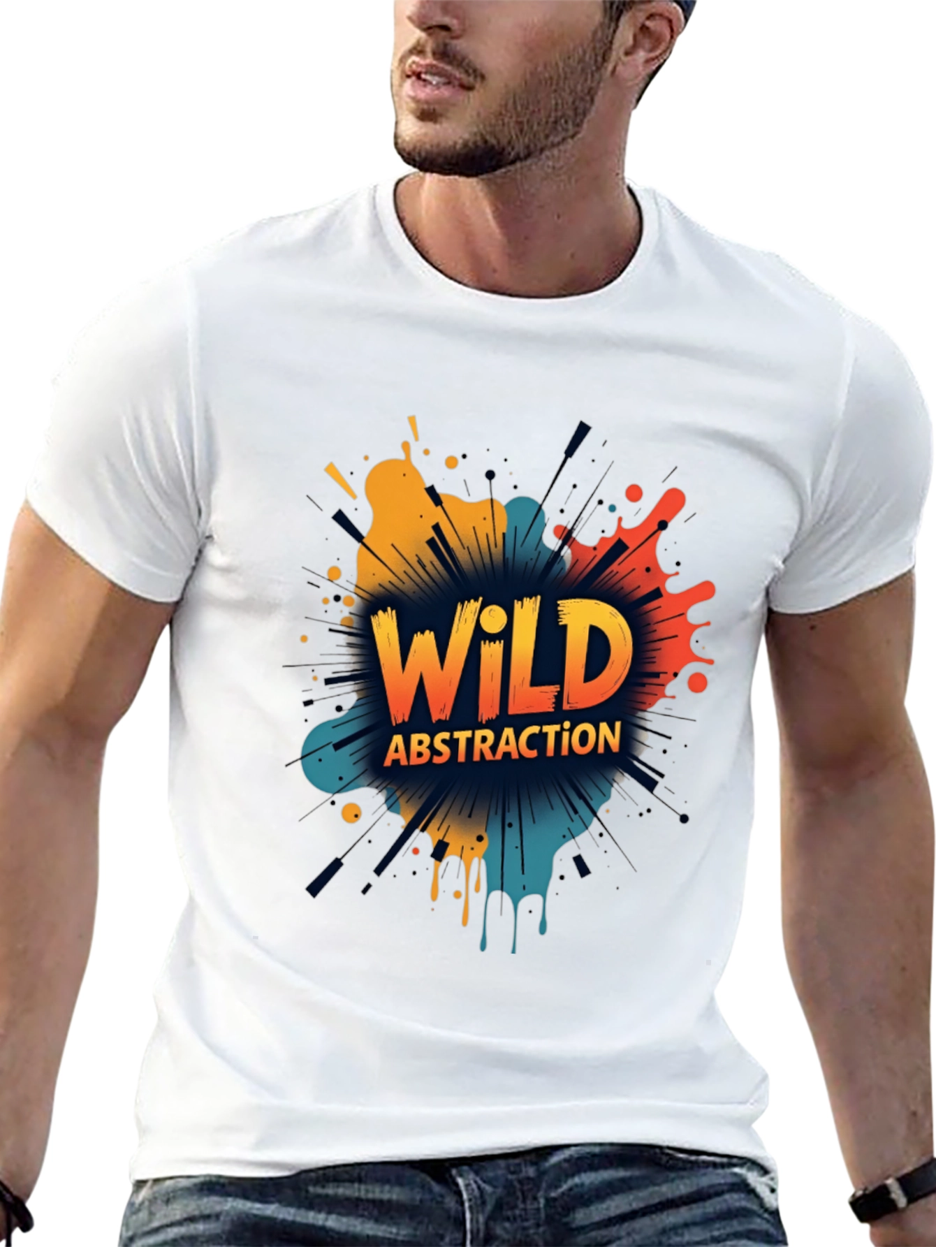 Wild Abstraction Graphic T-Shirt