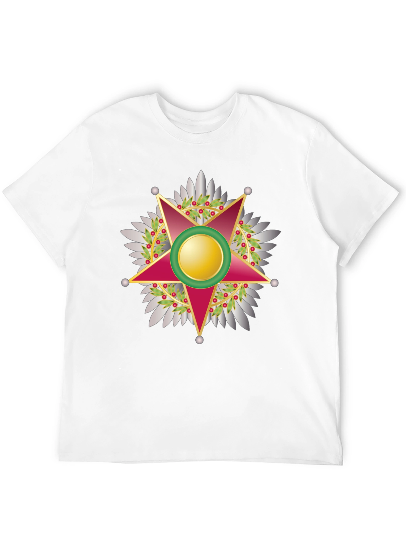 Embroidered Starburst Graphic Tee