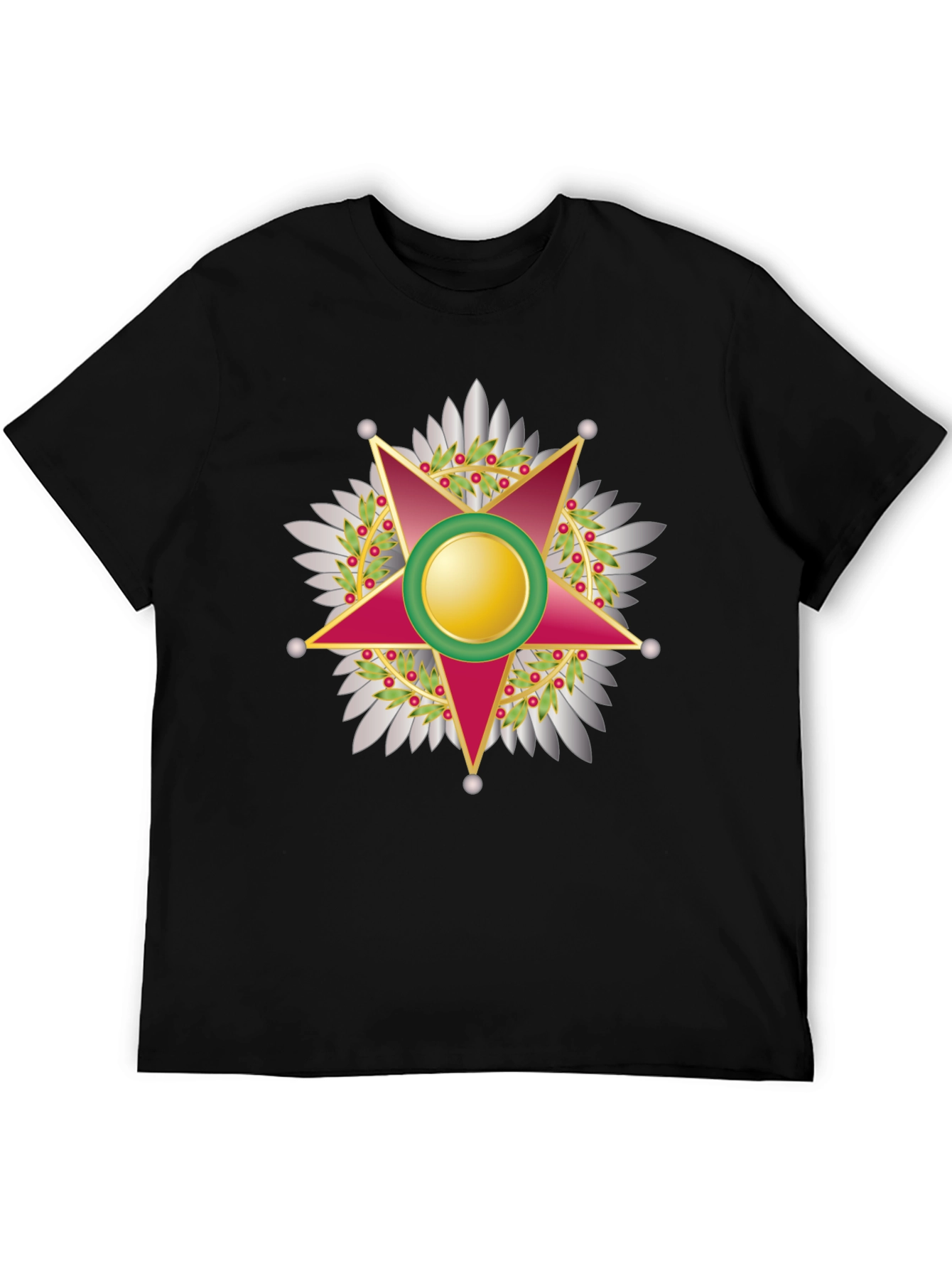 Embroidered Starburst Graphic Tee