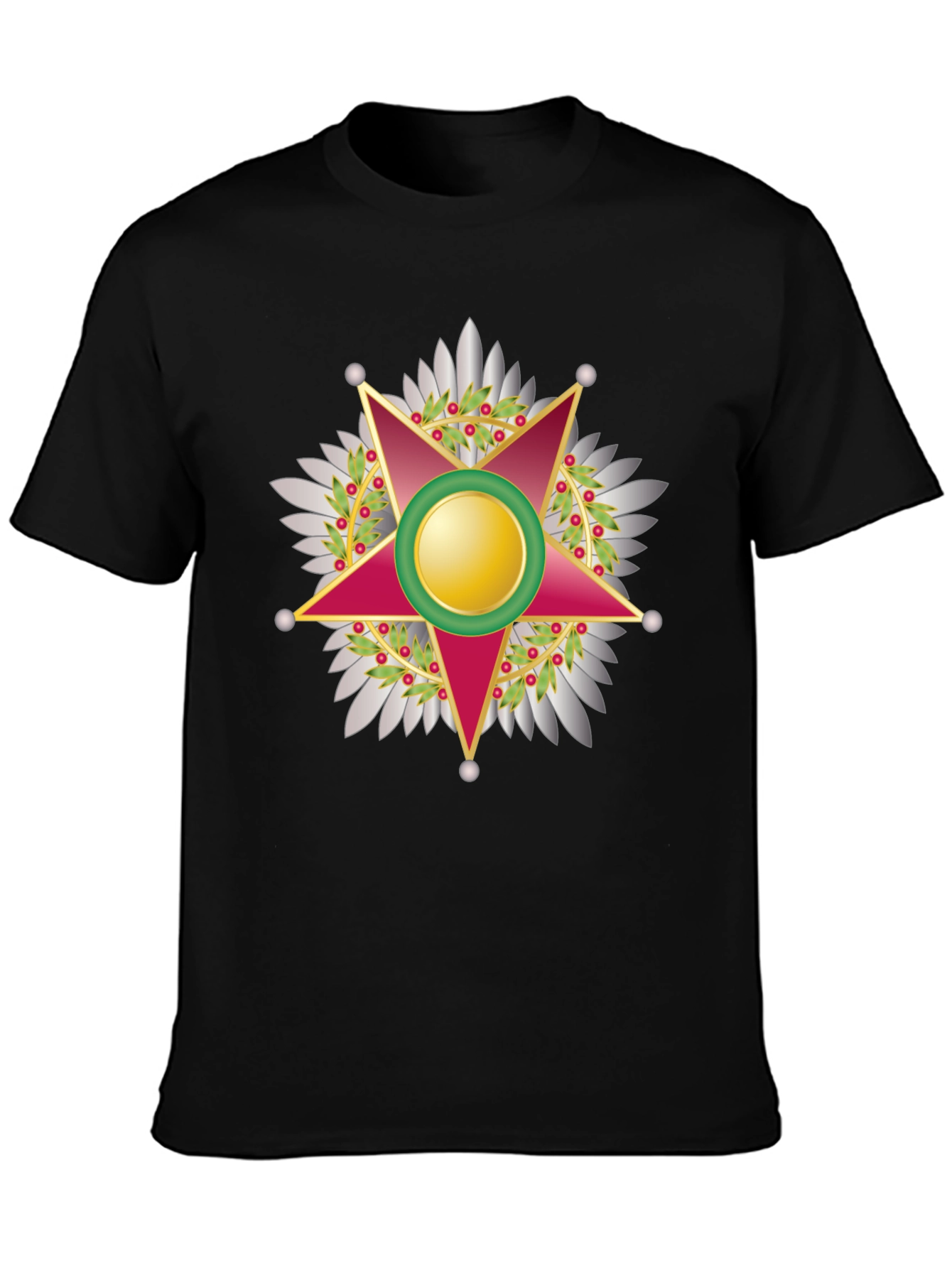 Embroidered Starburst Graphic Tee