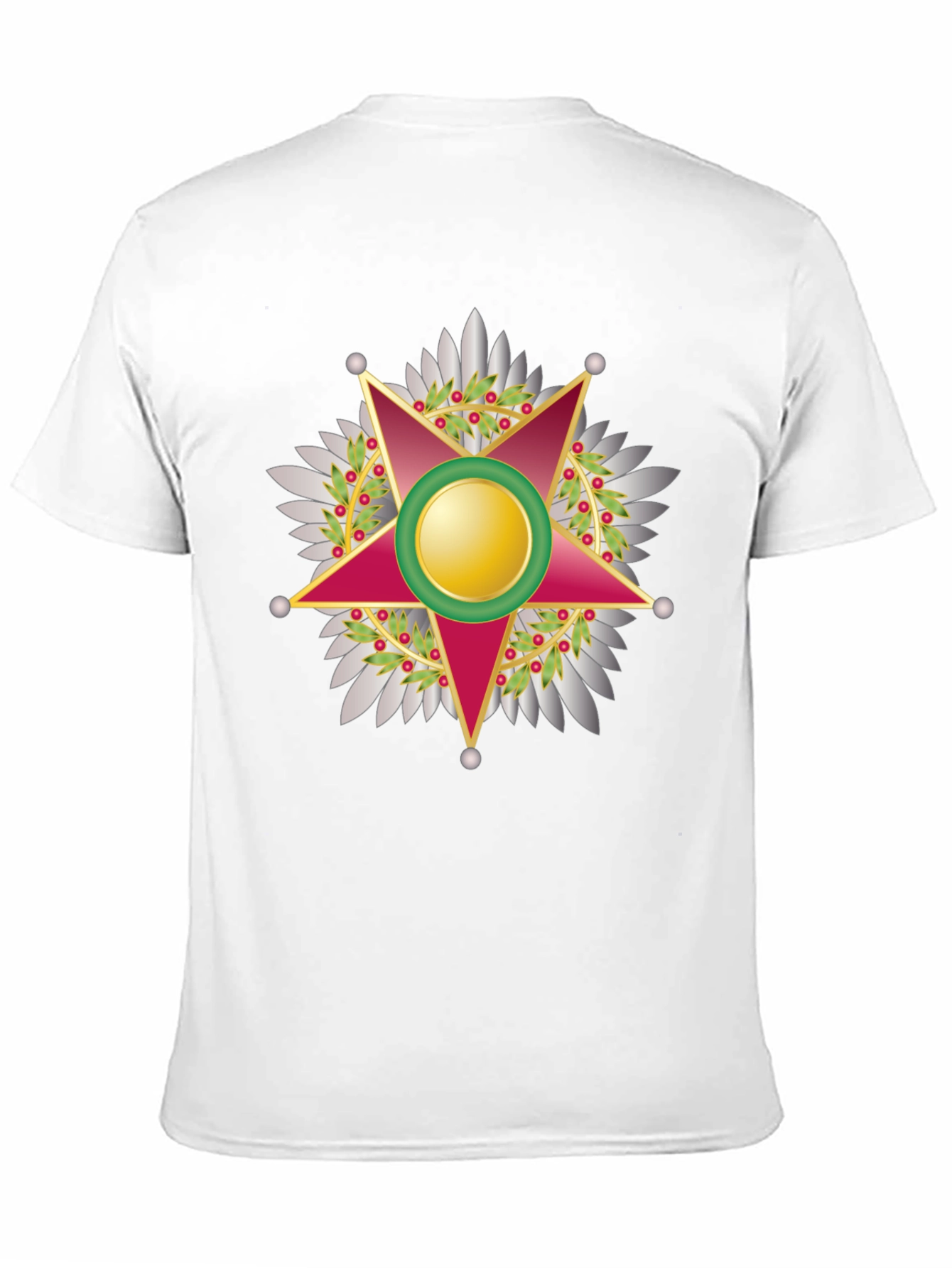 Embroidered Starburst Graphic Tee