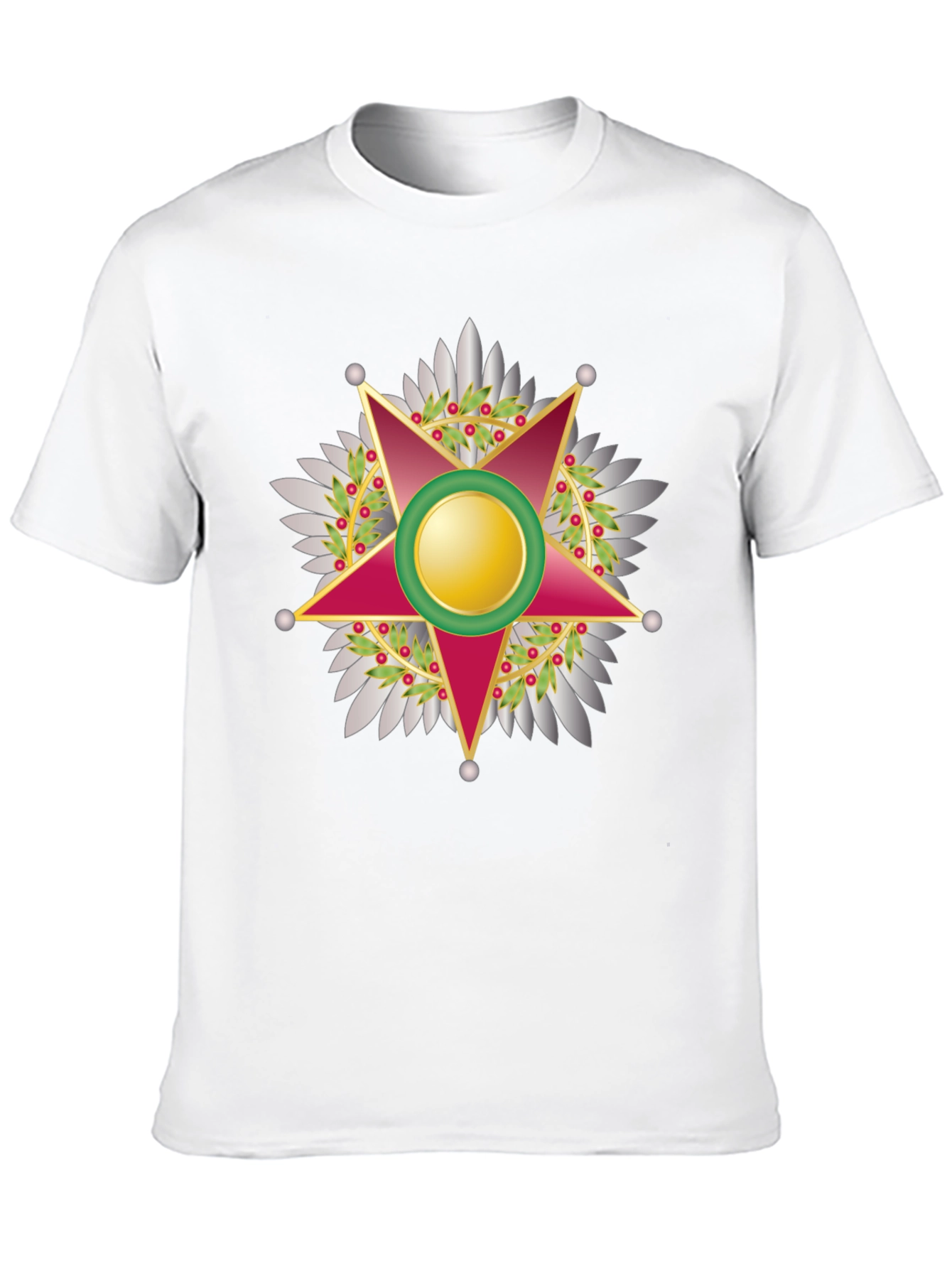 Embroidered Starburst Graphic Tee