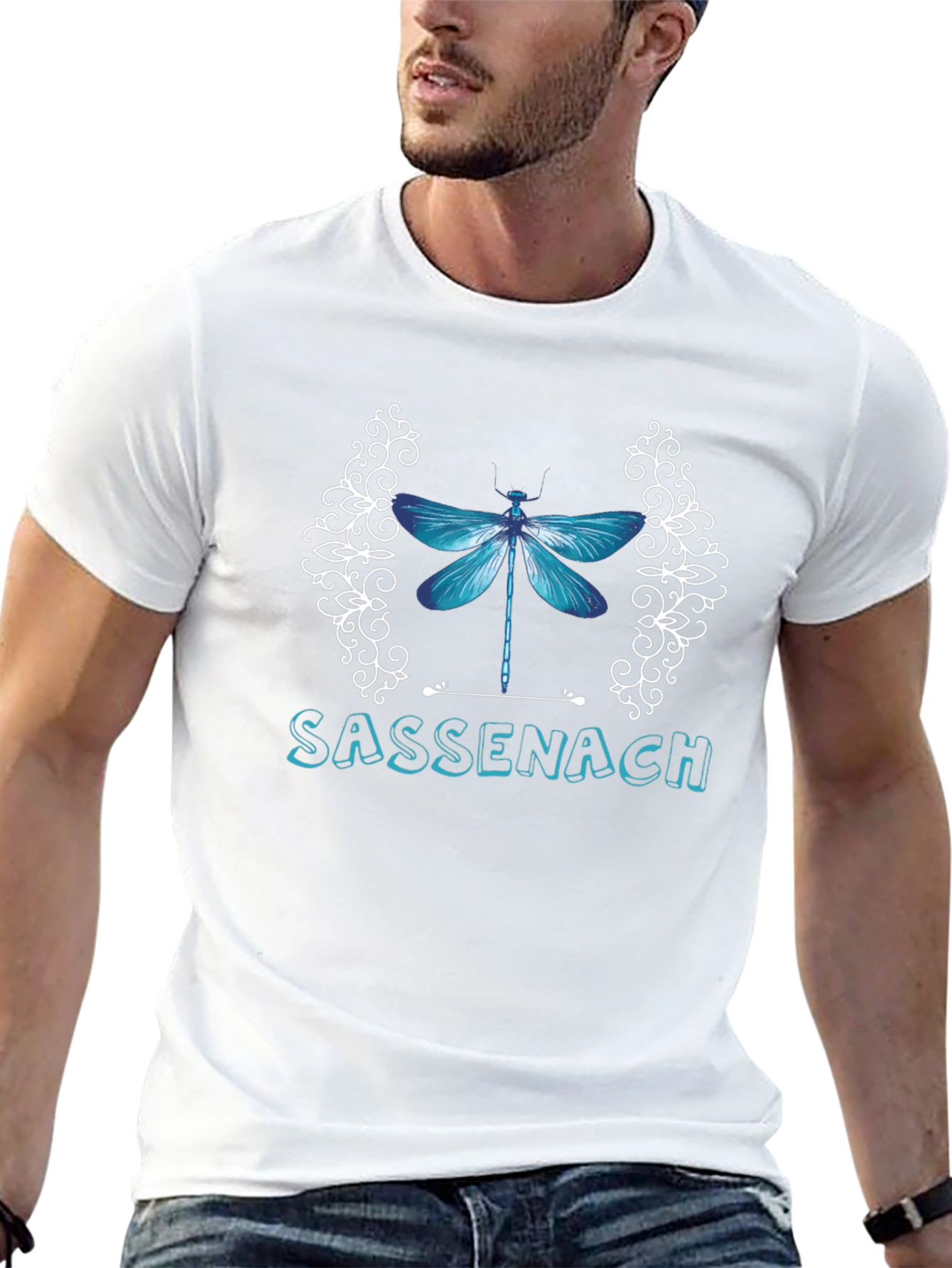 Sassenach Dragonfly Graphic Tee Shirt